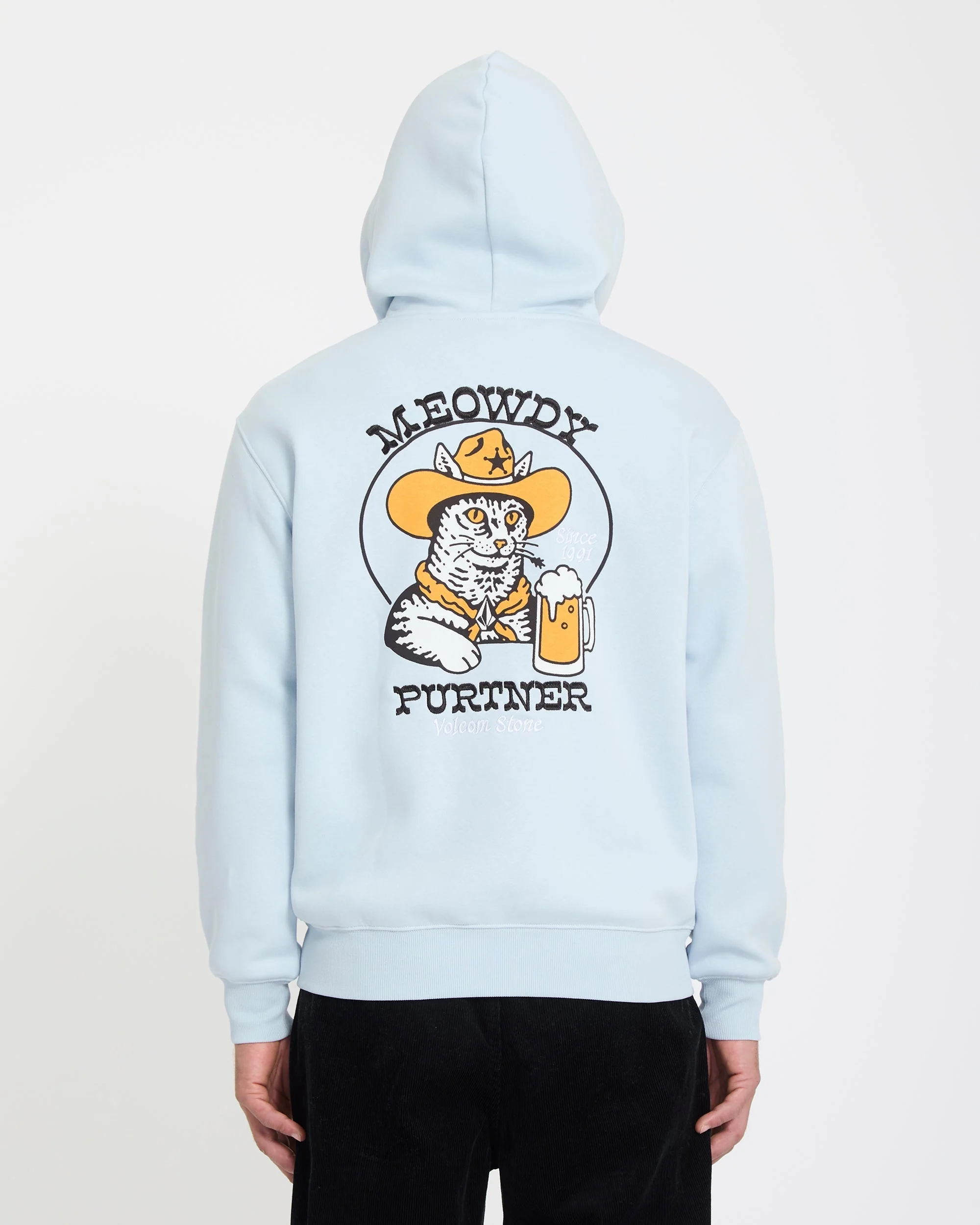 Sweat à capuche Noder - Light Blue Acid - Image 3