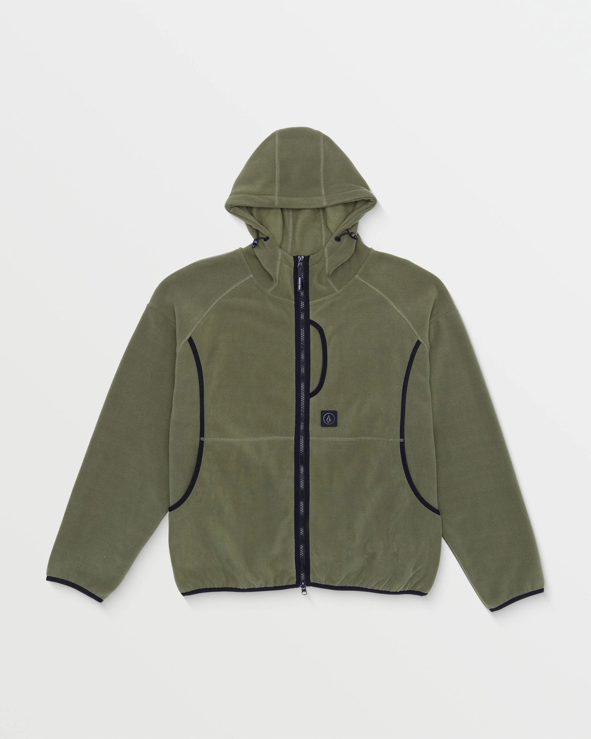 Sweat à capuche zippé Nomaa Fleece - Wintermoss - Image 3