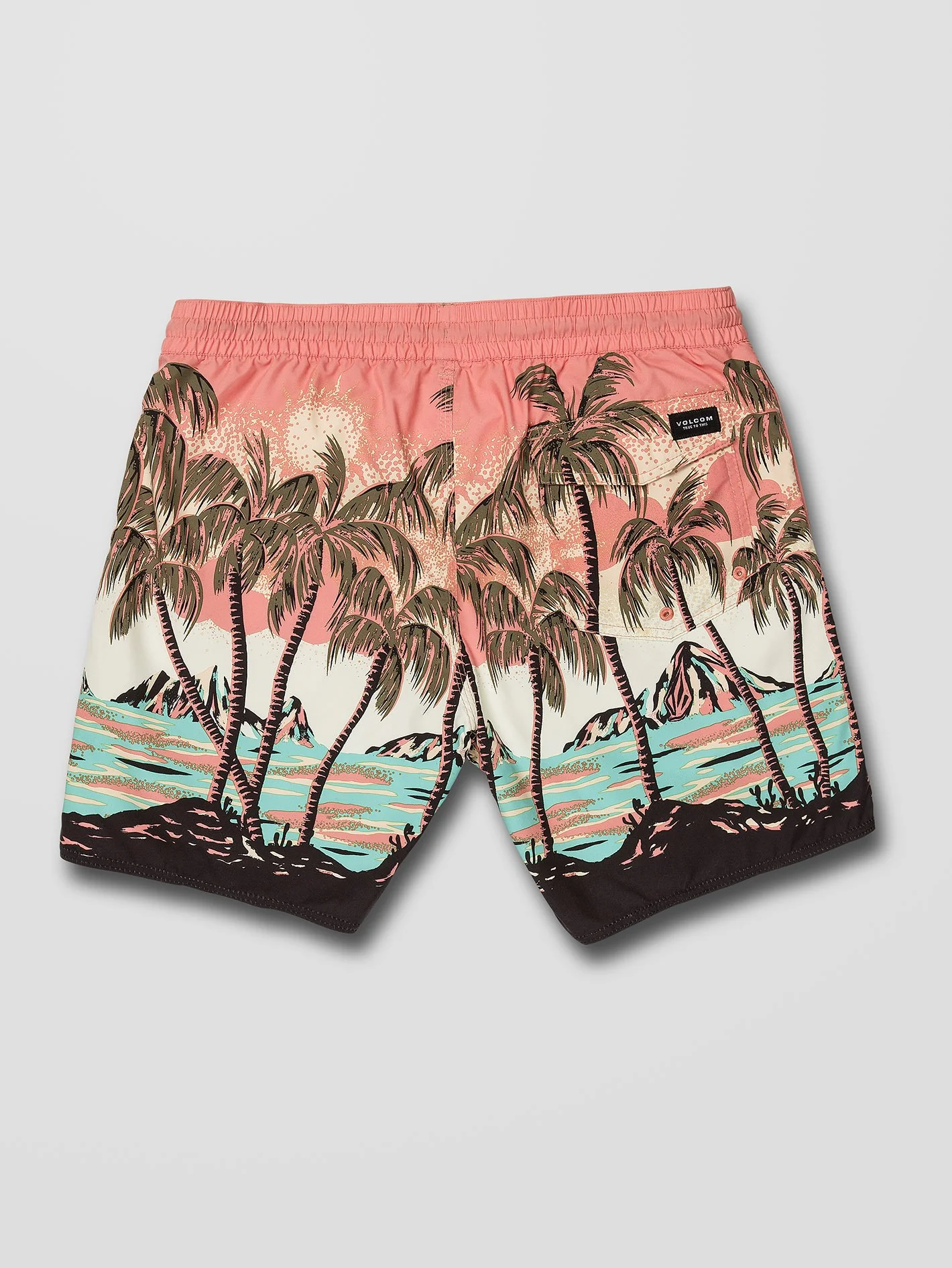 Boardshort Novelty Trunk 17" - LIVING CORAL - Image 5