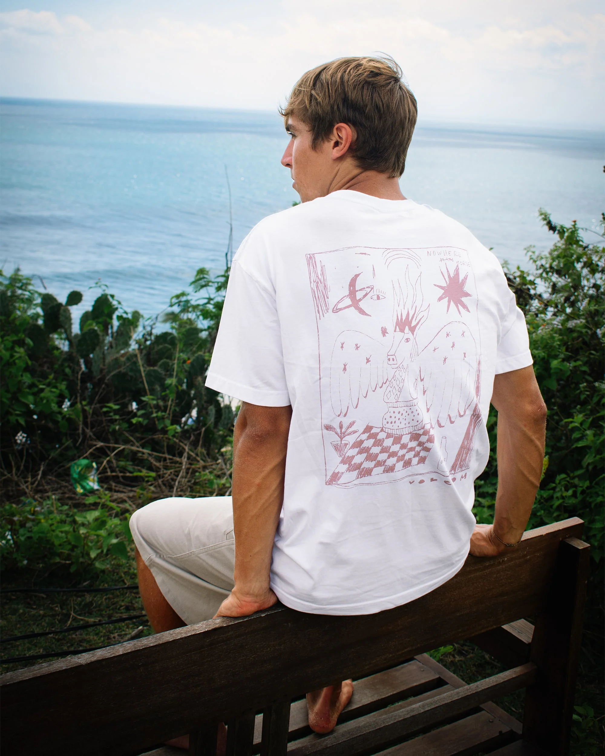 T-shirt Nowhere - White