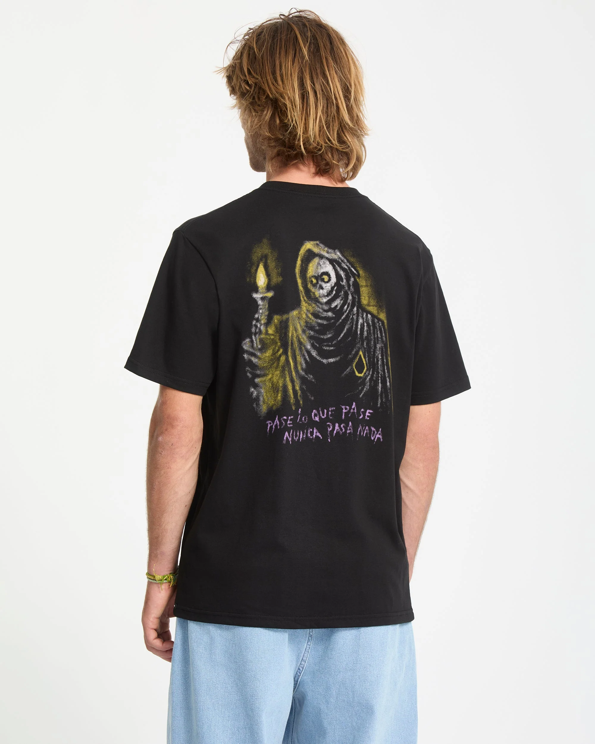 T-Shirt Nunca Pasa - Black - Image 2