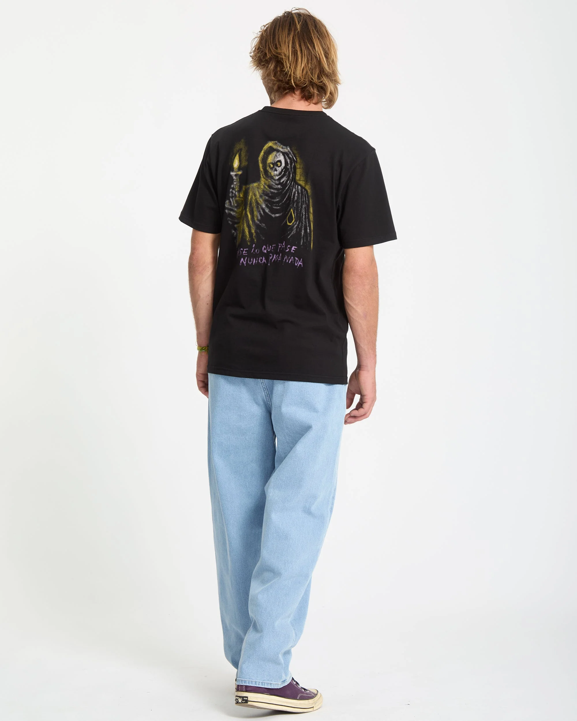 T-Shirt Nunca Pasa - Black - Image 6