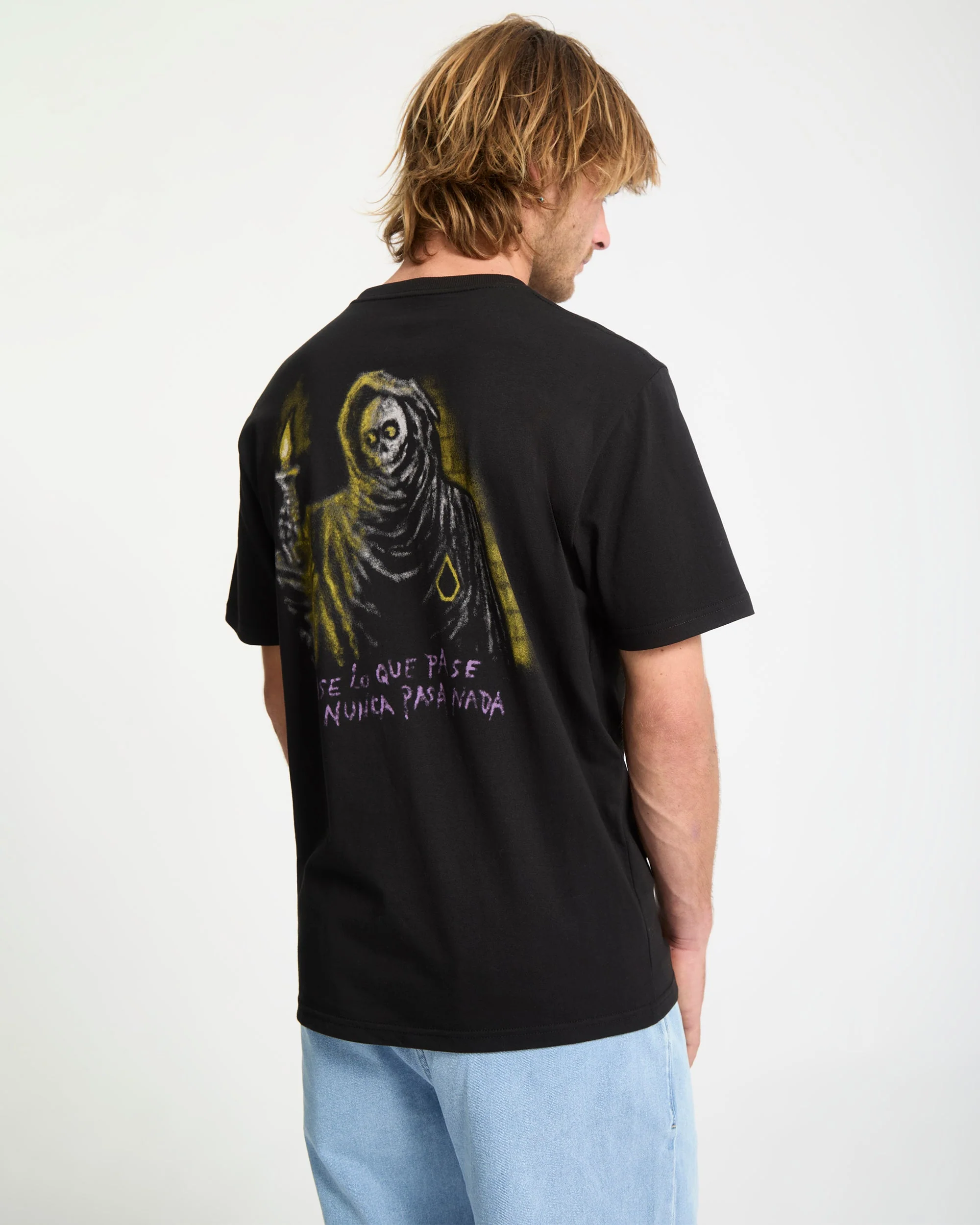 T-Shirt Nunca Pasa - Black - Image 8