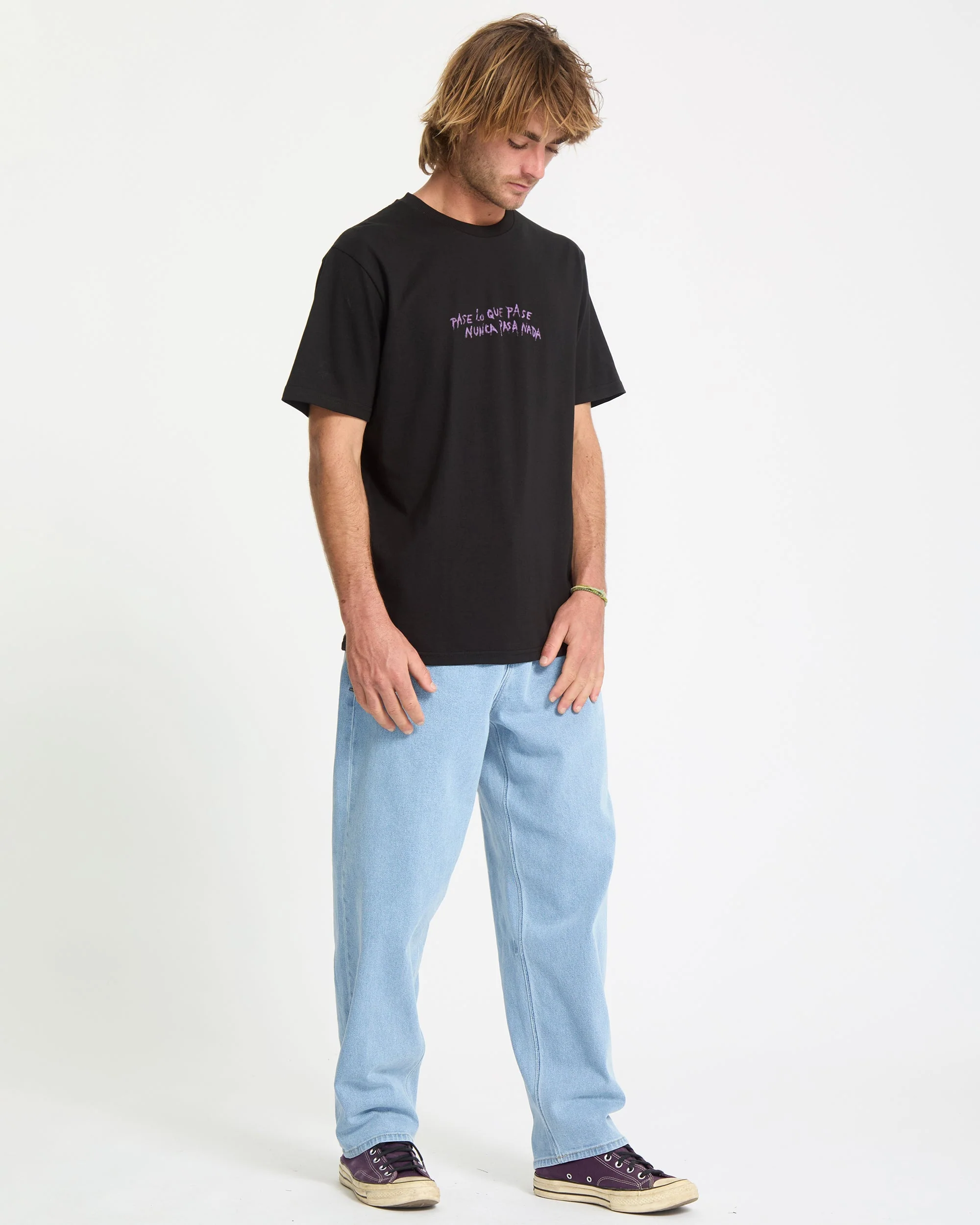 T-Shirt Nunca Pasa - Black - Image 9