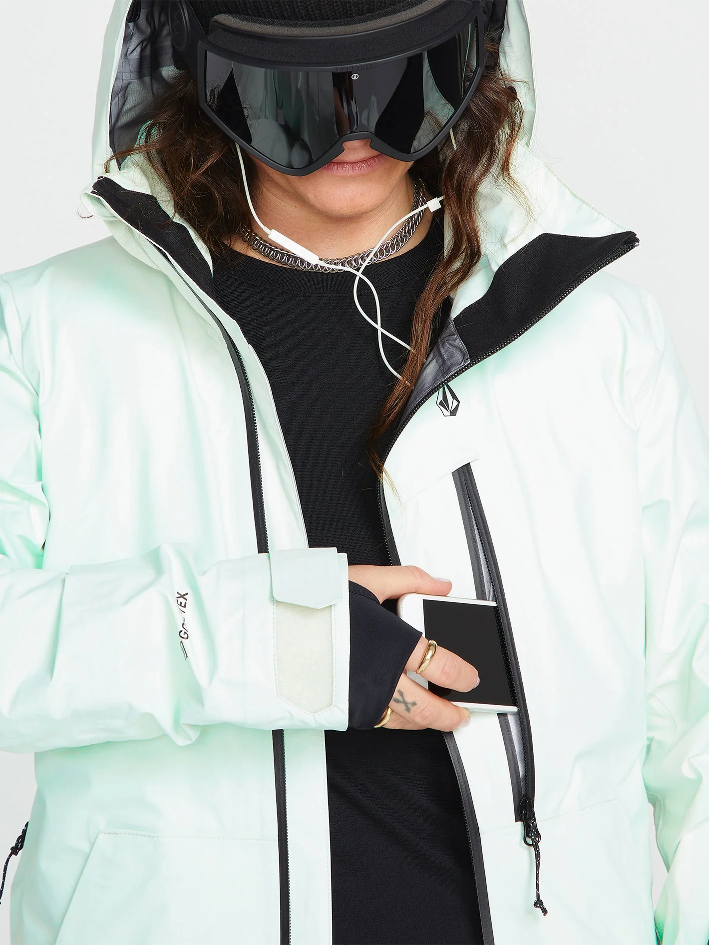 Veste de snow Nya Tds Infrared Gore-Tex - Ice Green - Image 8