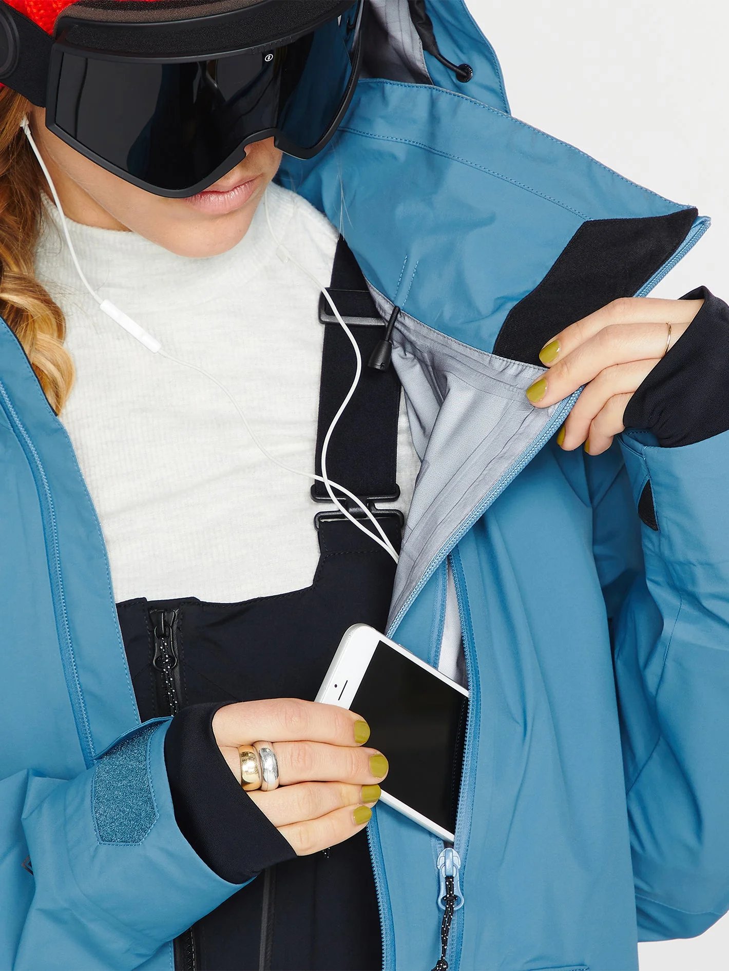 Veste de snow Nya Tds Infrared Gore-Tex - Petrol Blue - Image 9