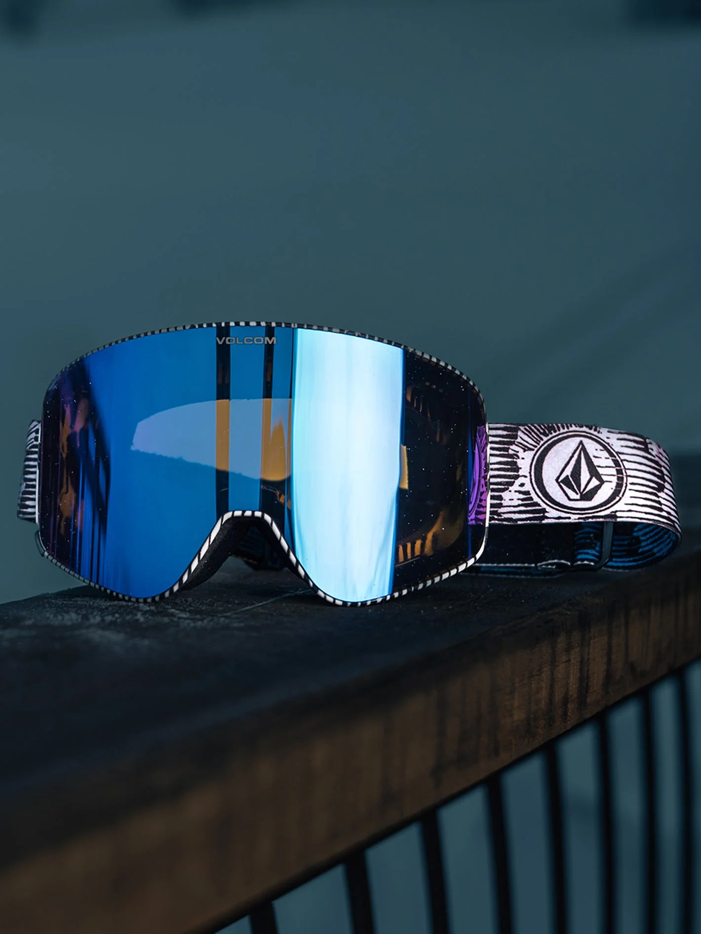 Masque de snow Odyssey Jamie Lynn (+ écran bonus Yellow Chrome) - BLUE CHROME