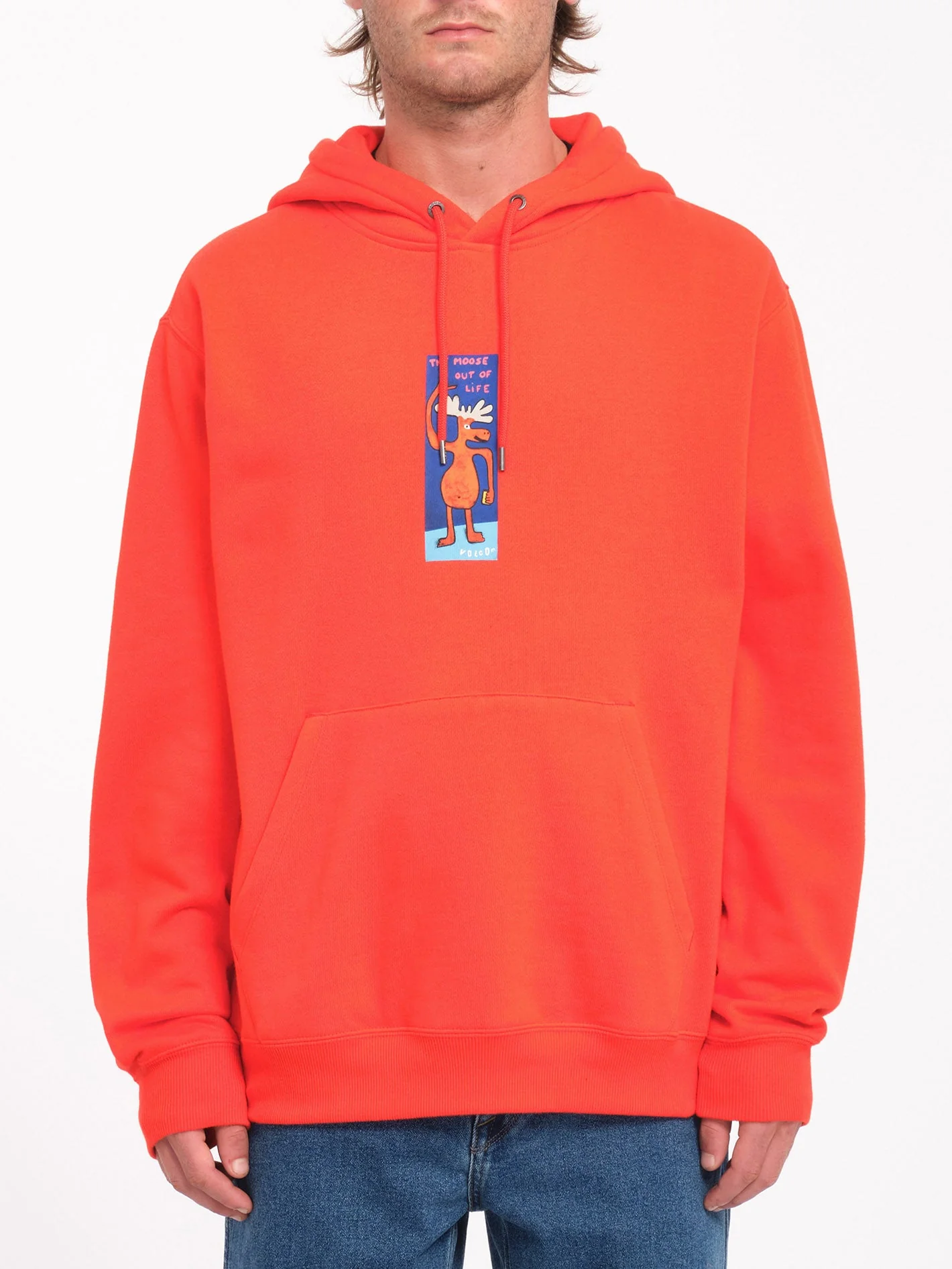 Sweat à capuche Olivmoose - BRIGHT RED