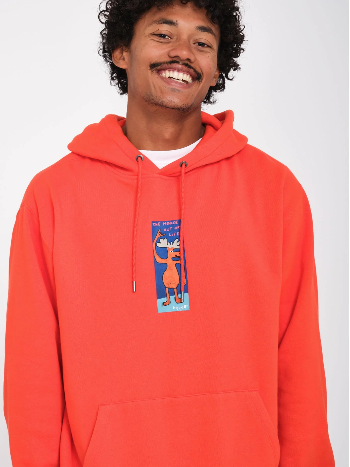 Sweat à capuche Olivmoose - BRIGHT RED - Image 5