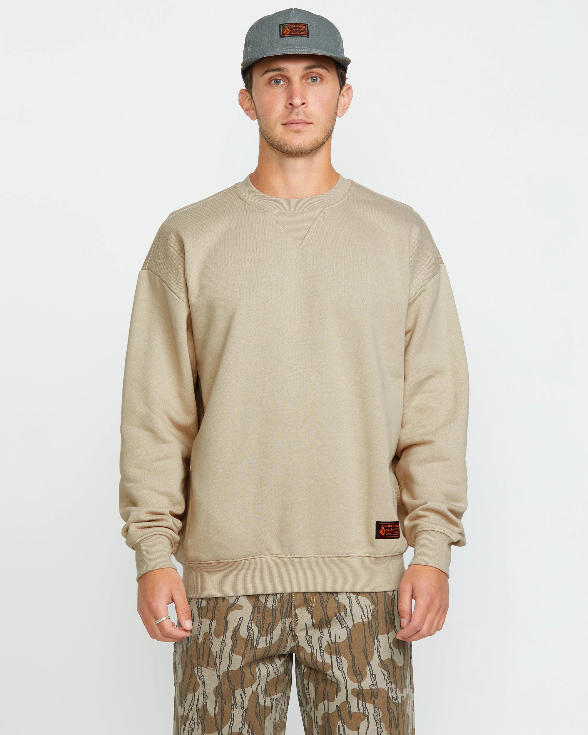 Sweatshirt Operators - LIGHT KHAKI