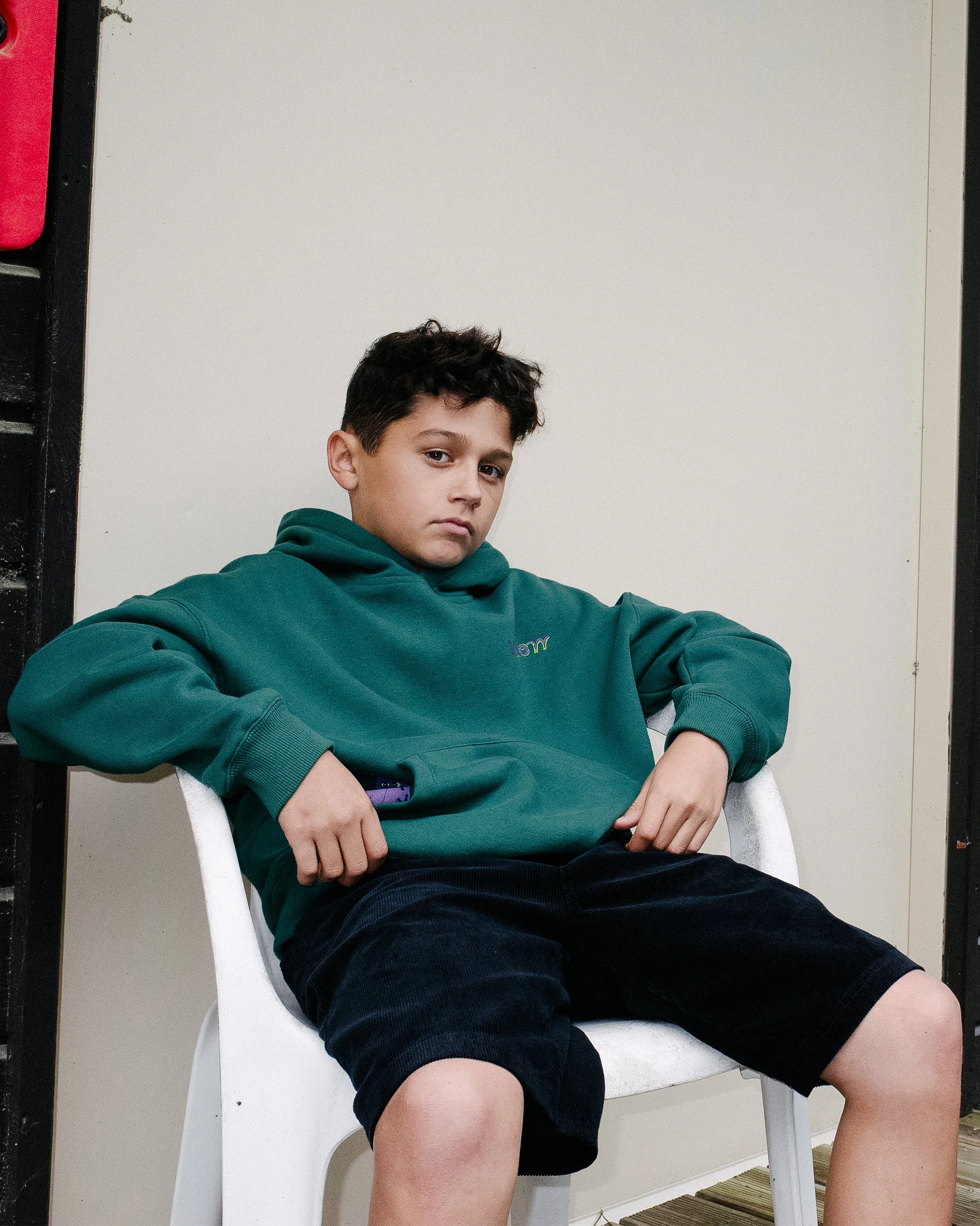 Short Outer Spaced Corduroy - Black - (ENFANT) - Image 5