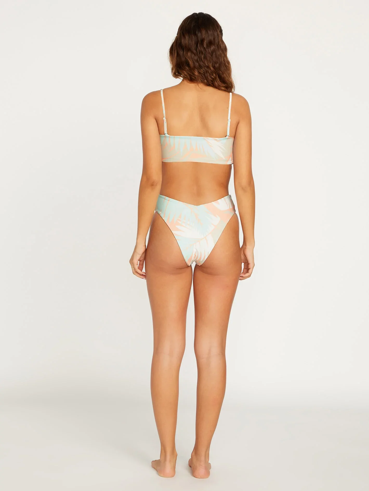 Haut de maillot Palm Shell Tube - MELON - Image 4