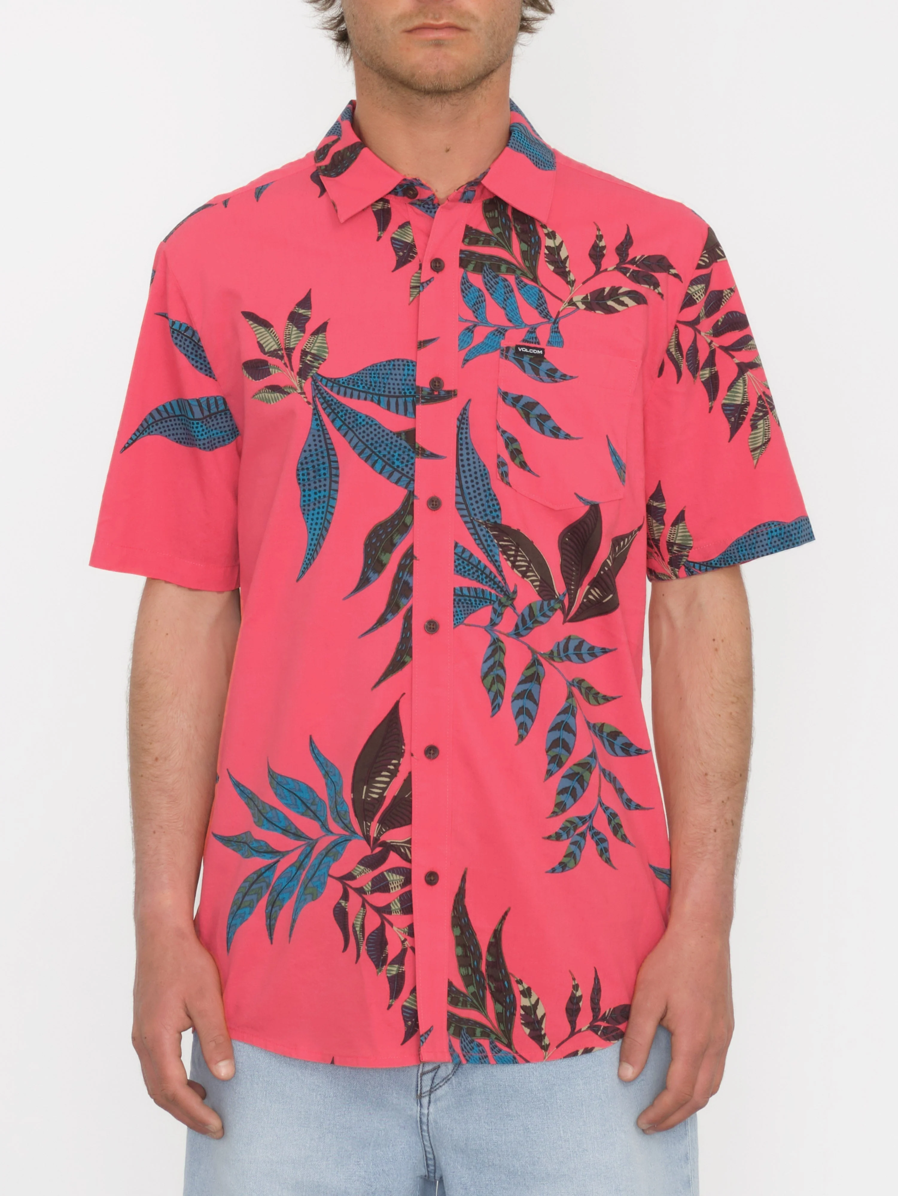 Chemise Floral Paradiso - WASHED RUBY