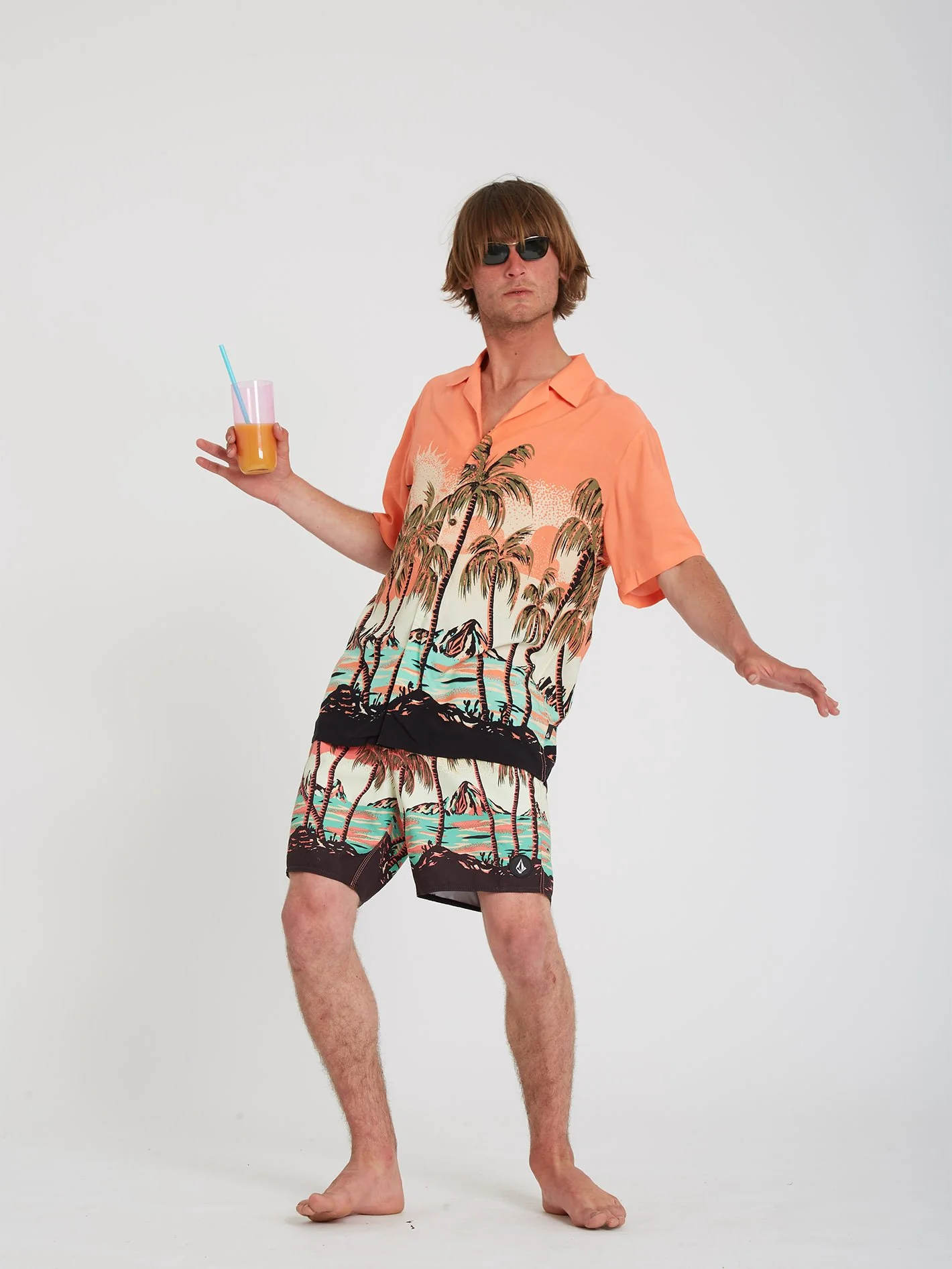 Chemise Parodice - LIVING CORAL - Image 2