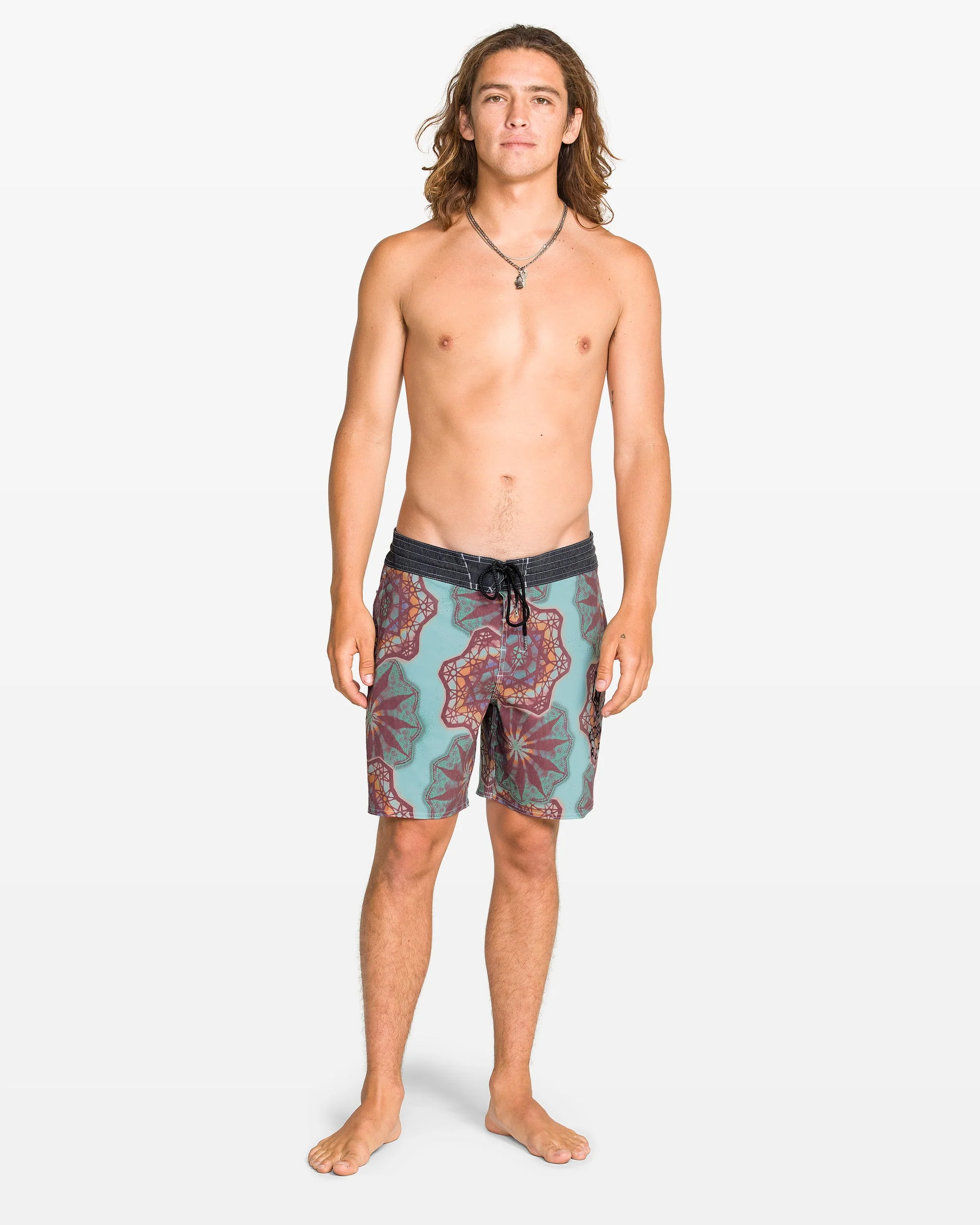 Boardshort Pcs Star Shields Stoney 18" - Black - Image 5