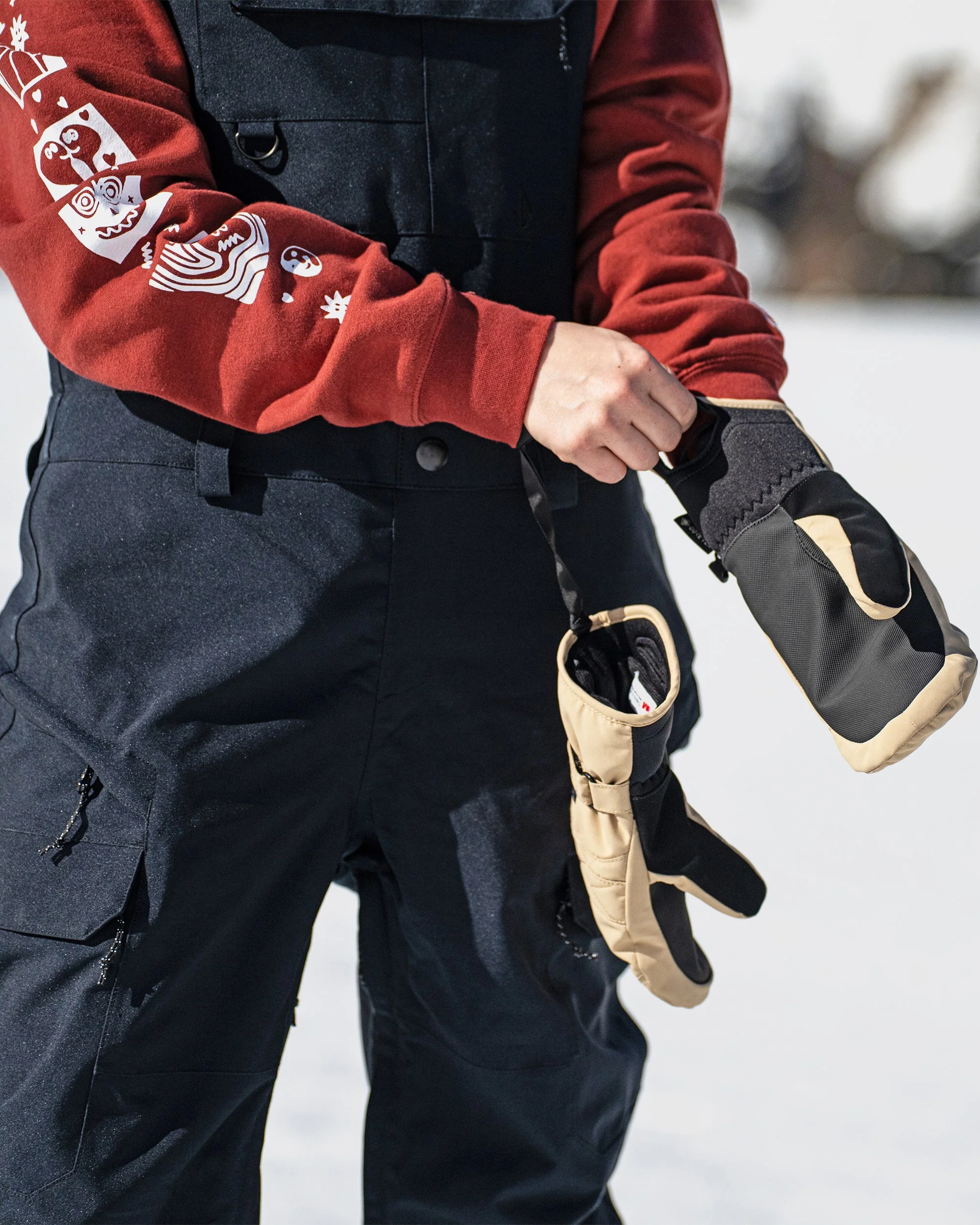 Moufles Peep Gore-Tex - Sand - Image 4
