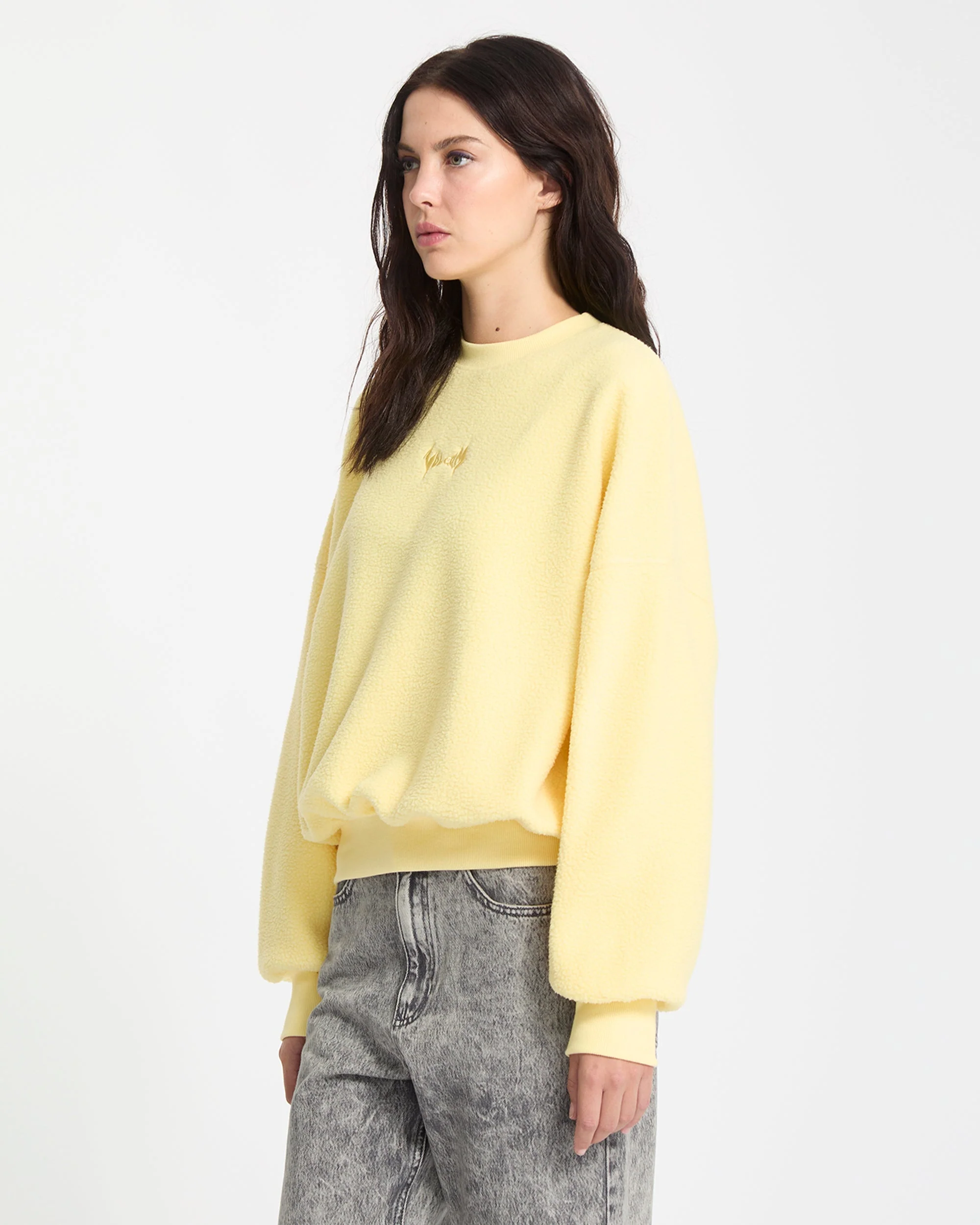 Sweatshirt Sherpa Piou - Dawn Yellow - Image 7