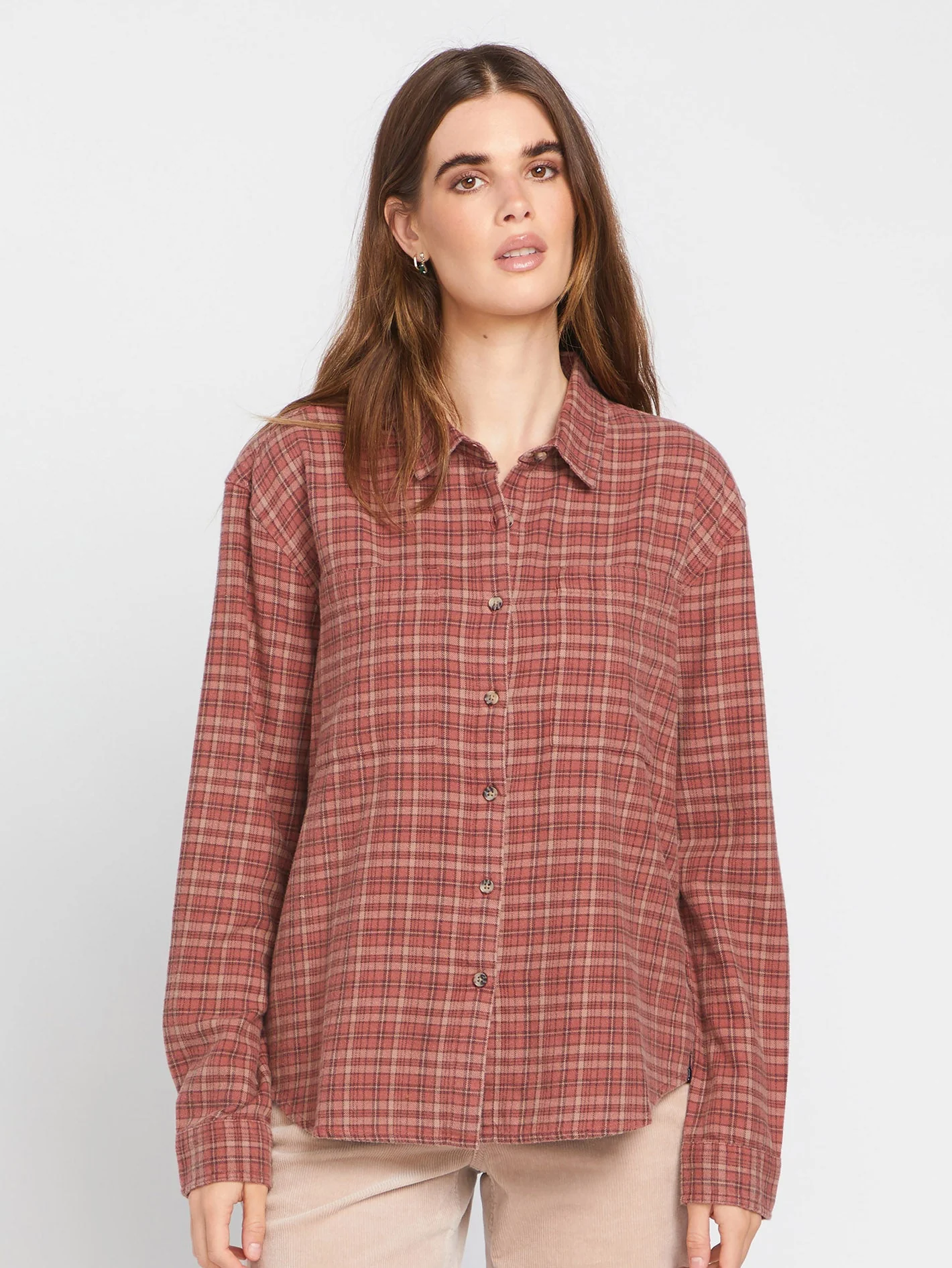 Chemise Plaid To Meet U - CHESTNUT BROWN - Image 2
