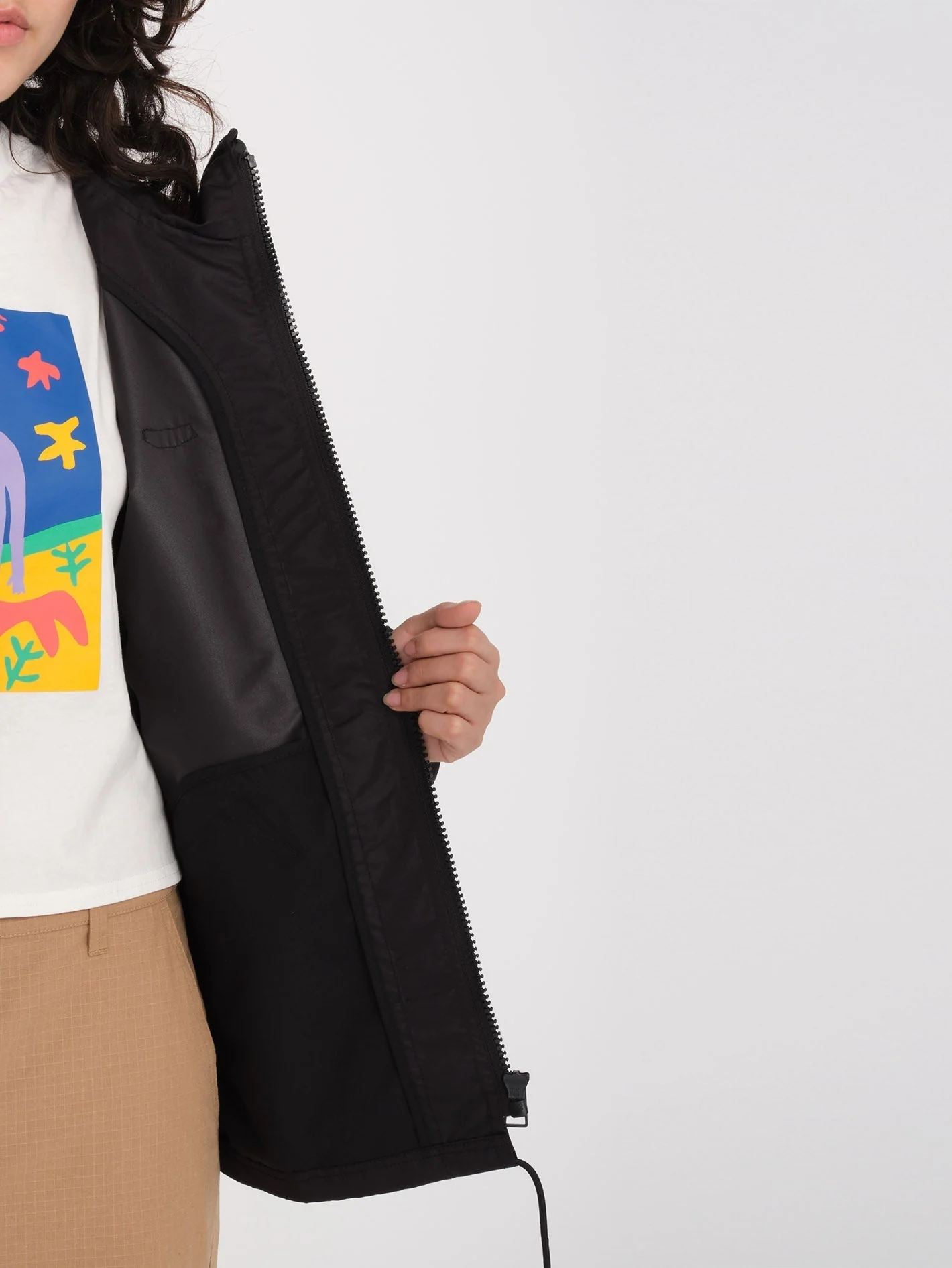 Parka Play'N Stoned - BLACK - Image 5