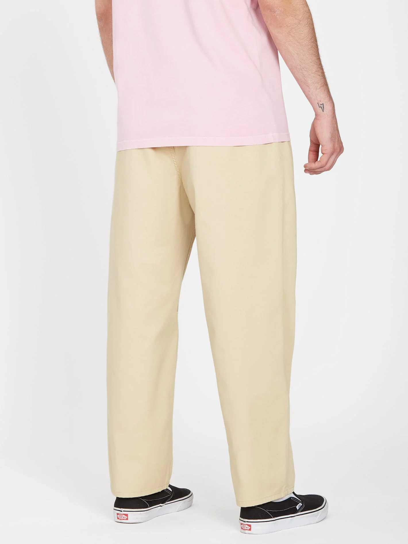 Pantalon Pleated Chino - ALMOND - Image 2