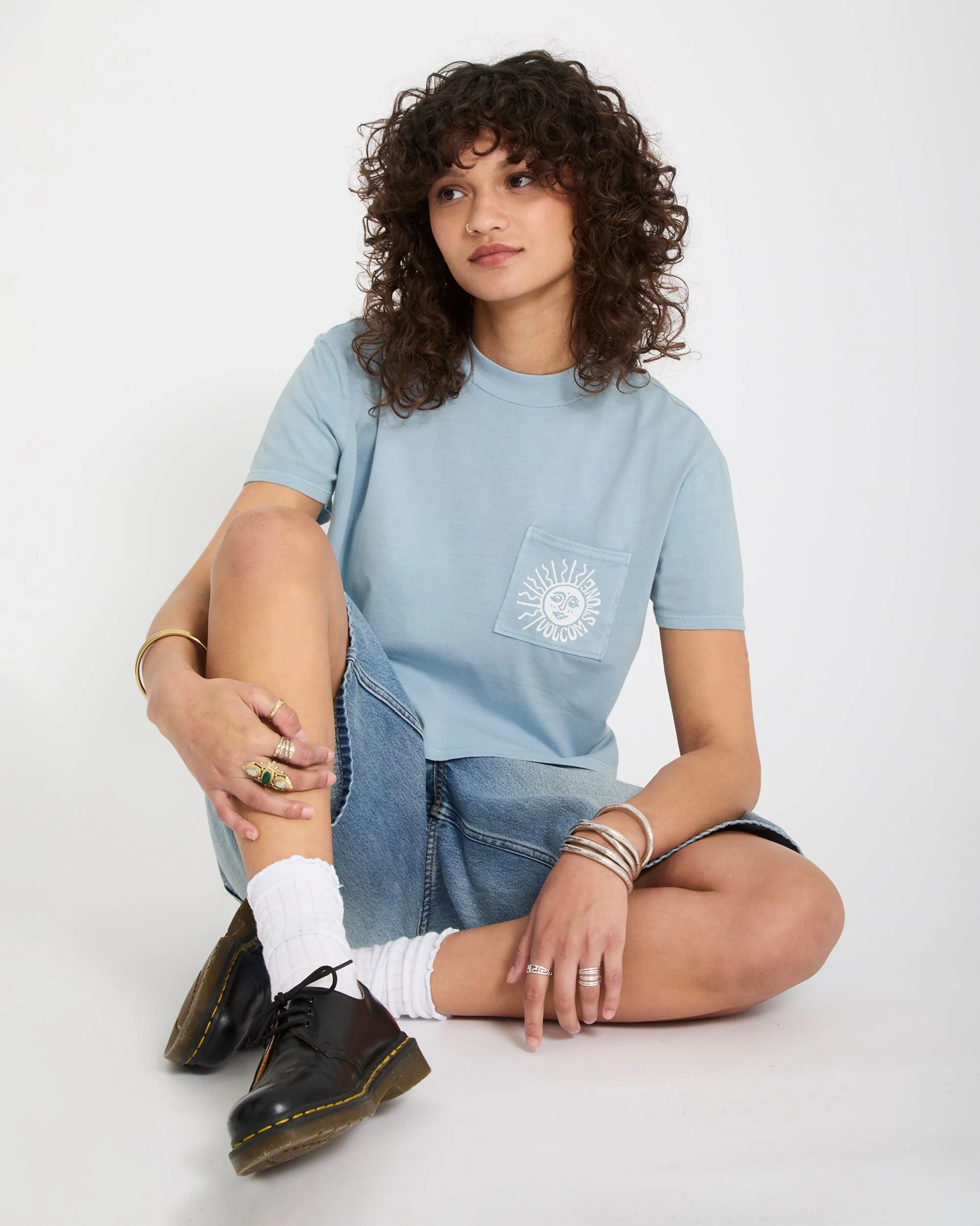 T-shirt Pocket Dial - Cali Blue - Image 7