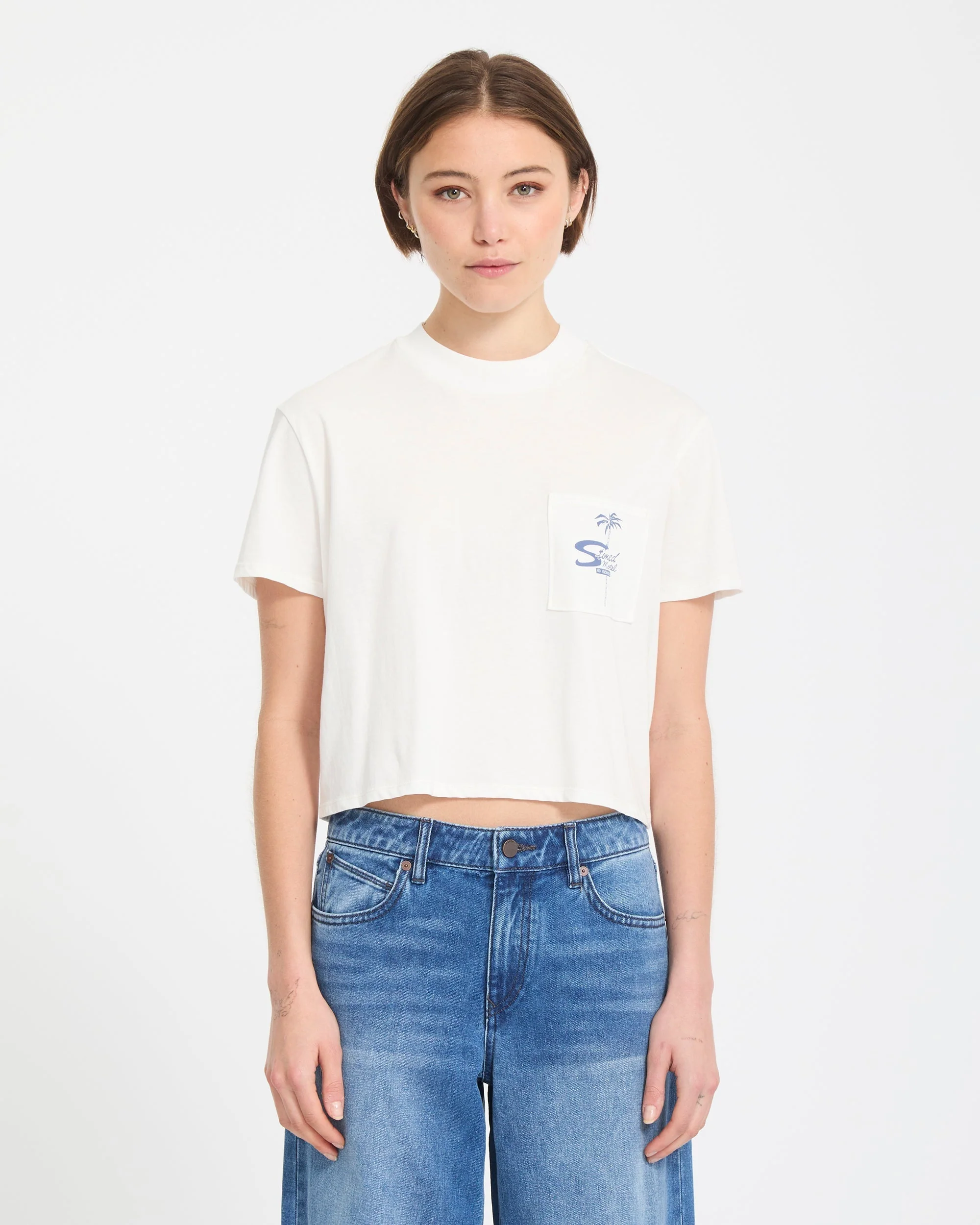 T-shirt Pocket Dial - Vintage White - Image 3