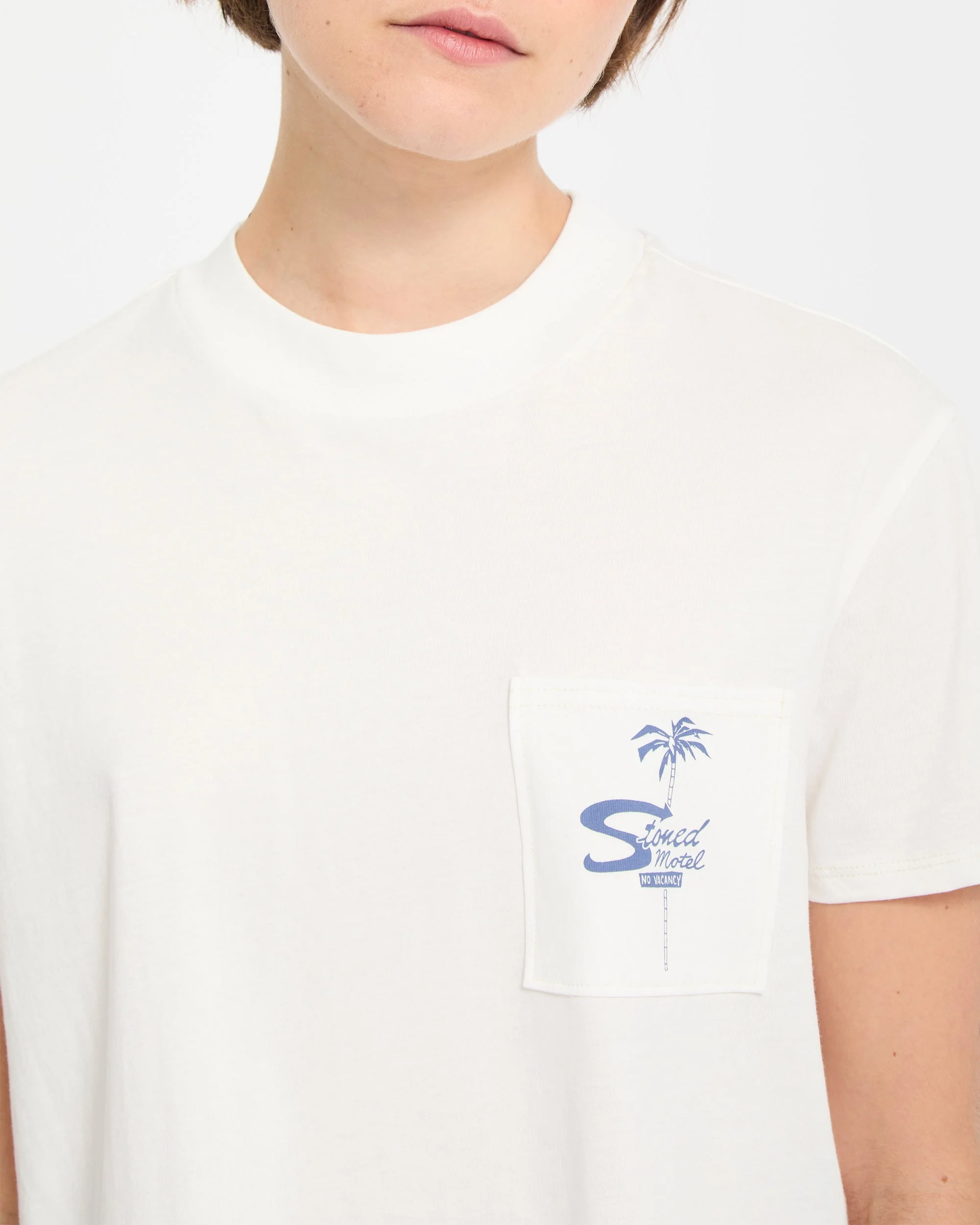 T-shirt Pocket Dial - Vintage White - Image 5