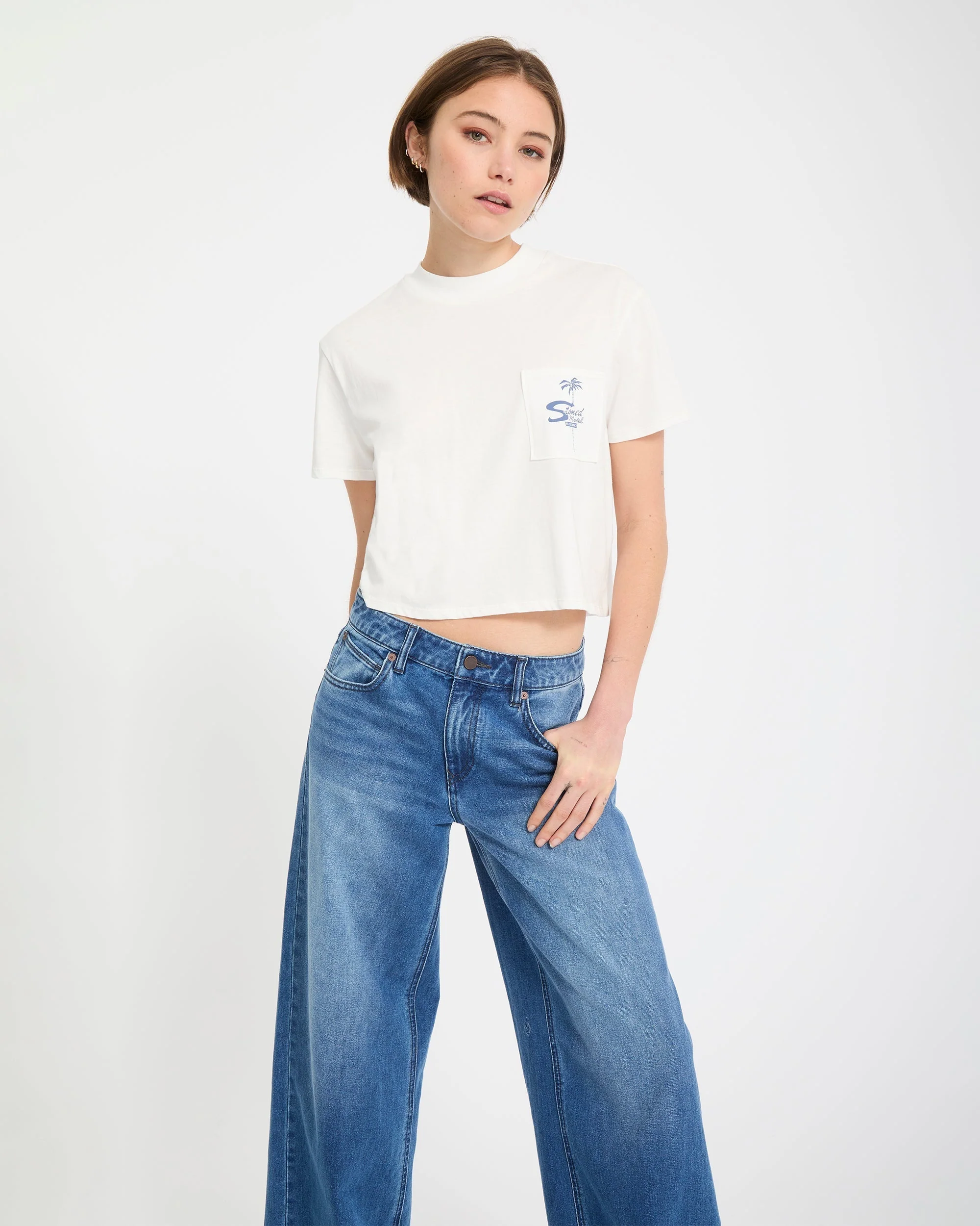 T-shirt Pocket Dial - Vintage White - Image 8