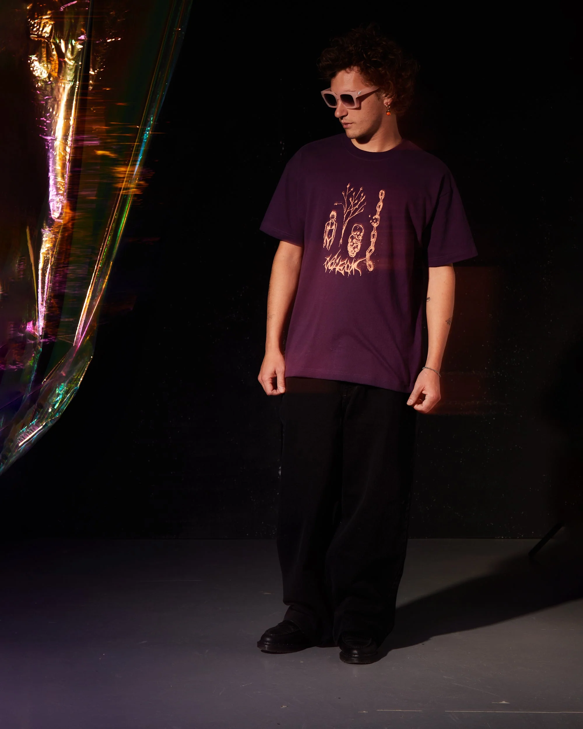 T-shirt Poetic Dess - GRAPE ROYALE - Image 8