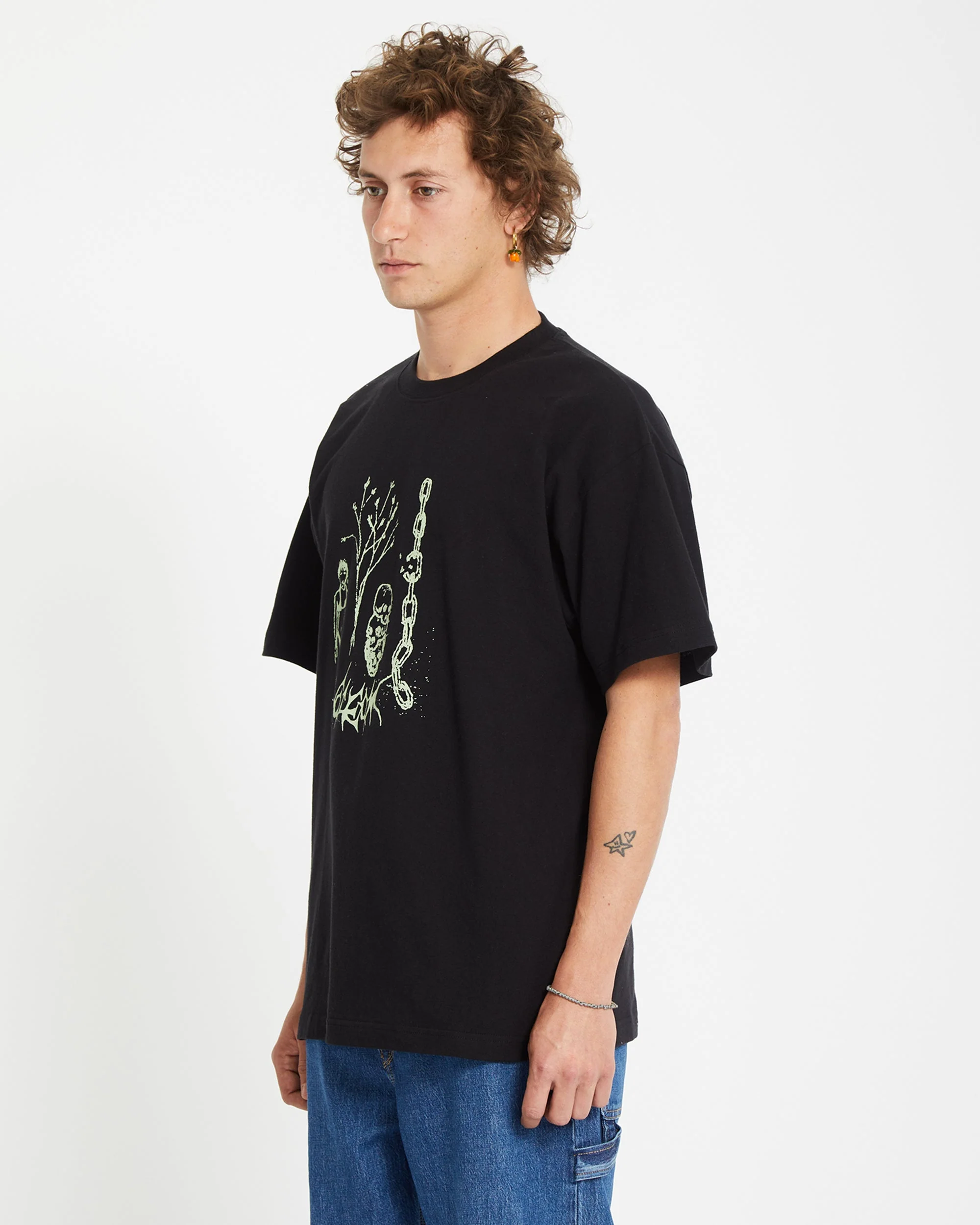 T-shirt Poetic Dess - BLACK - Image 3
