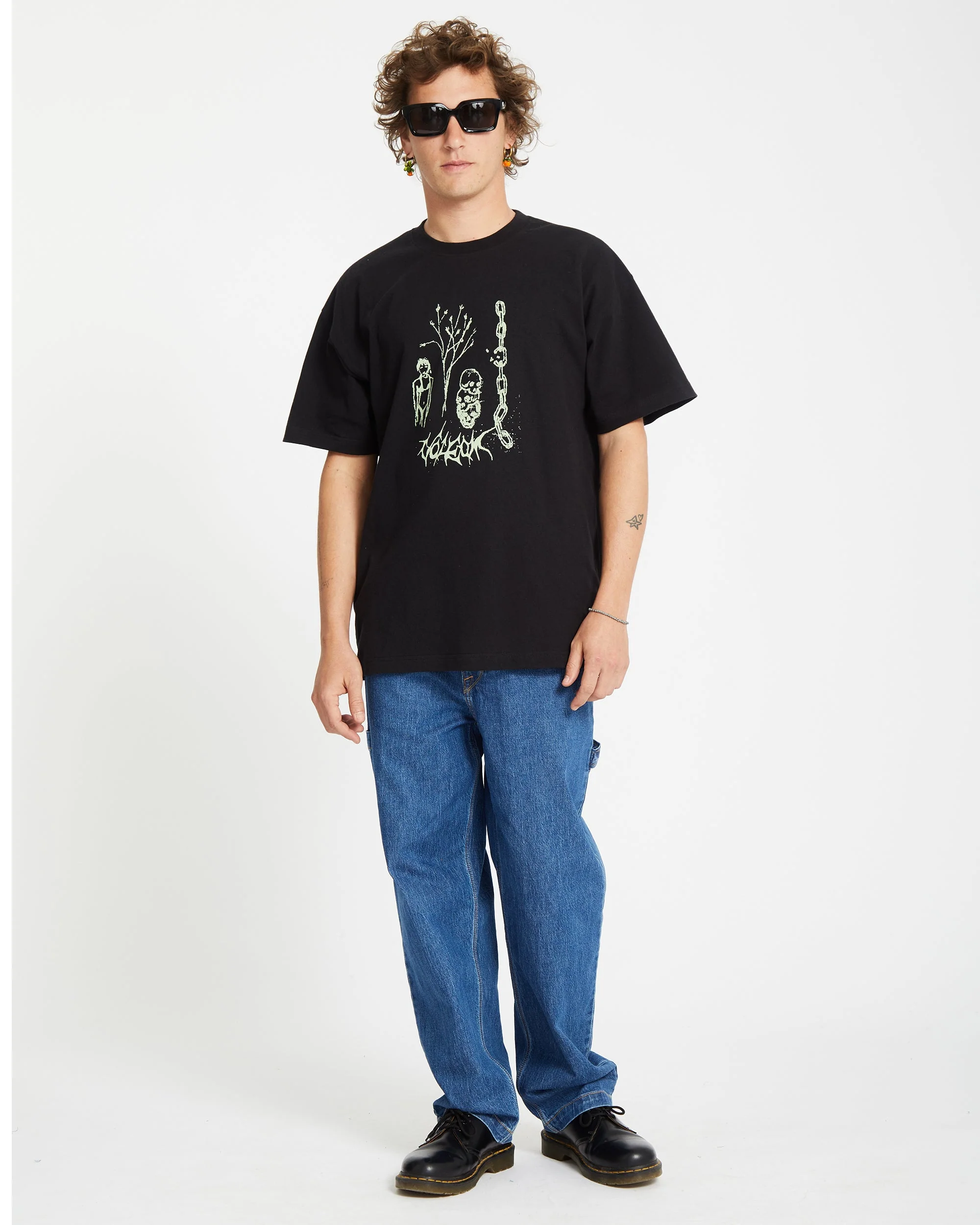 T-shirt Poetic Dess - BLACK - Image 4