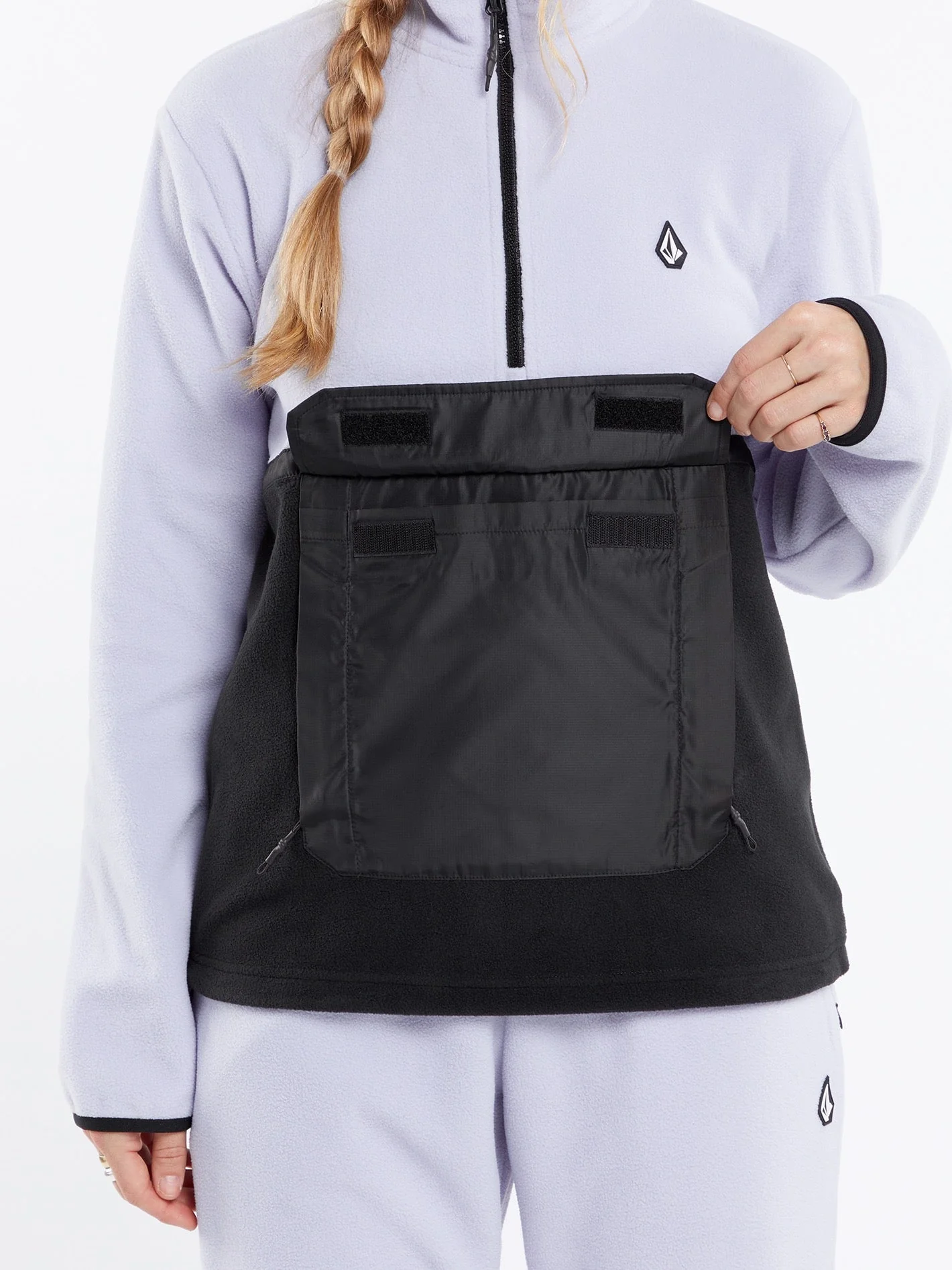 Sweat Polar Half-Zipped - LILAC ASH - Image 4