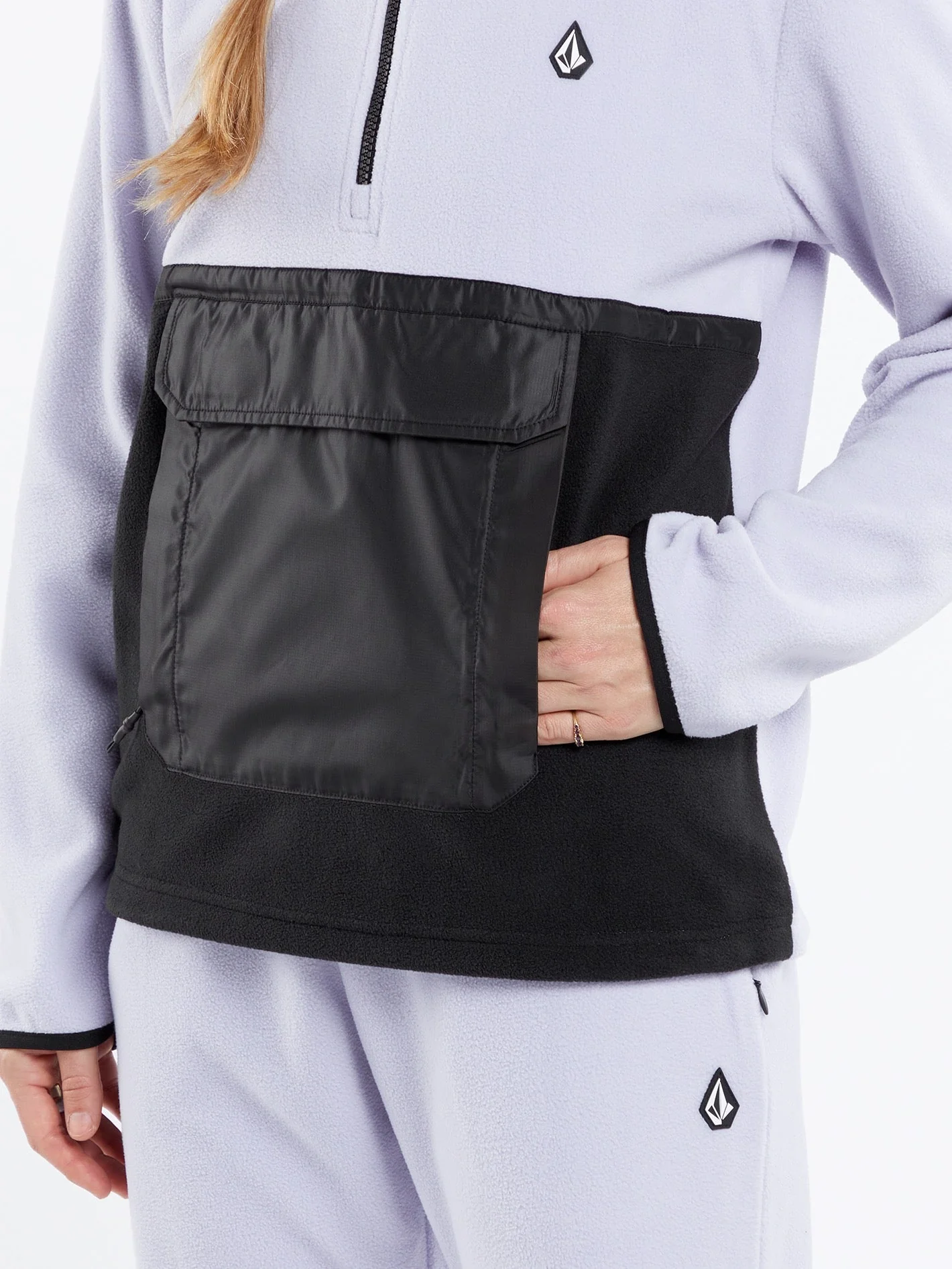 Sweat Polar Half-Zipped - LILAC ASH - Image 5