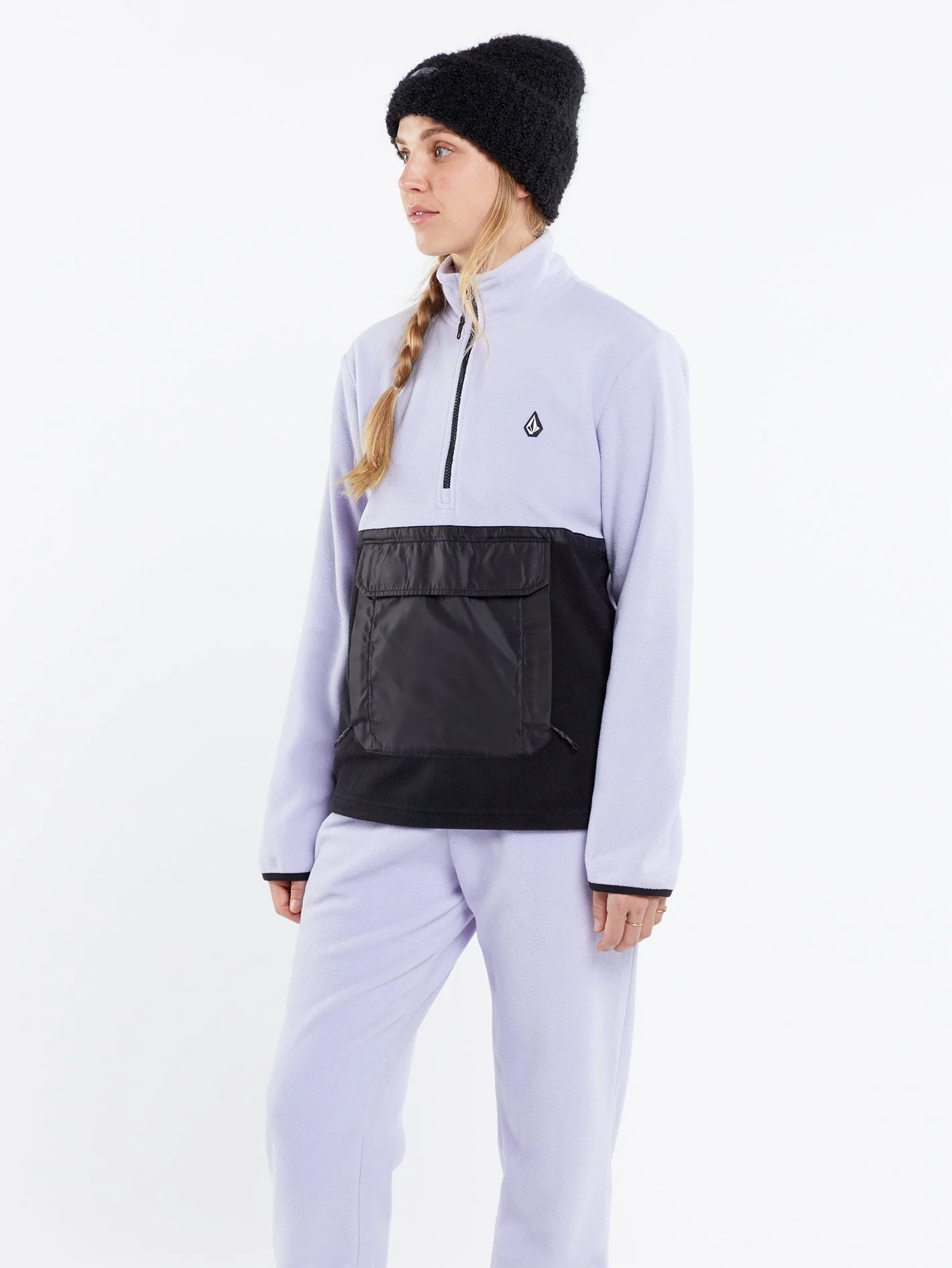 Sweat Polar Half-Zipped - LILAC ASH - Image 9