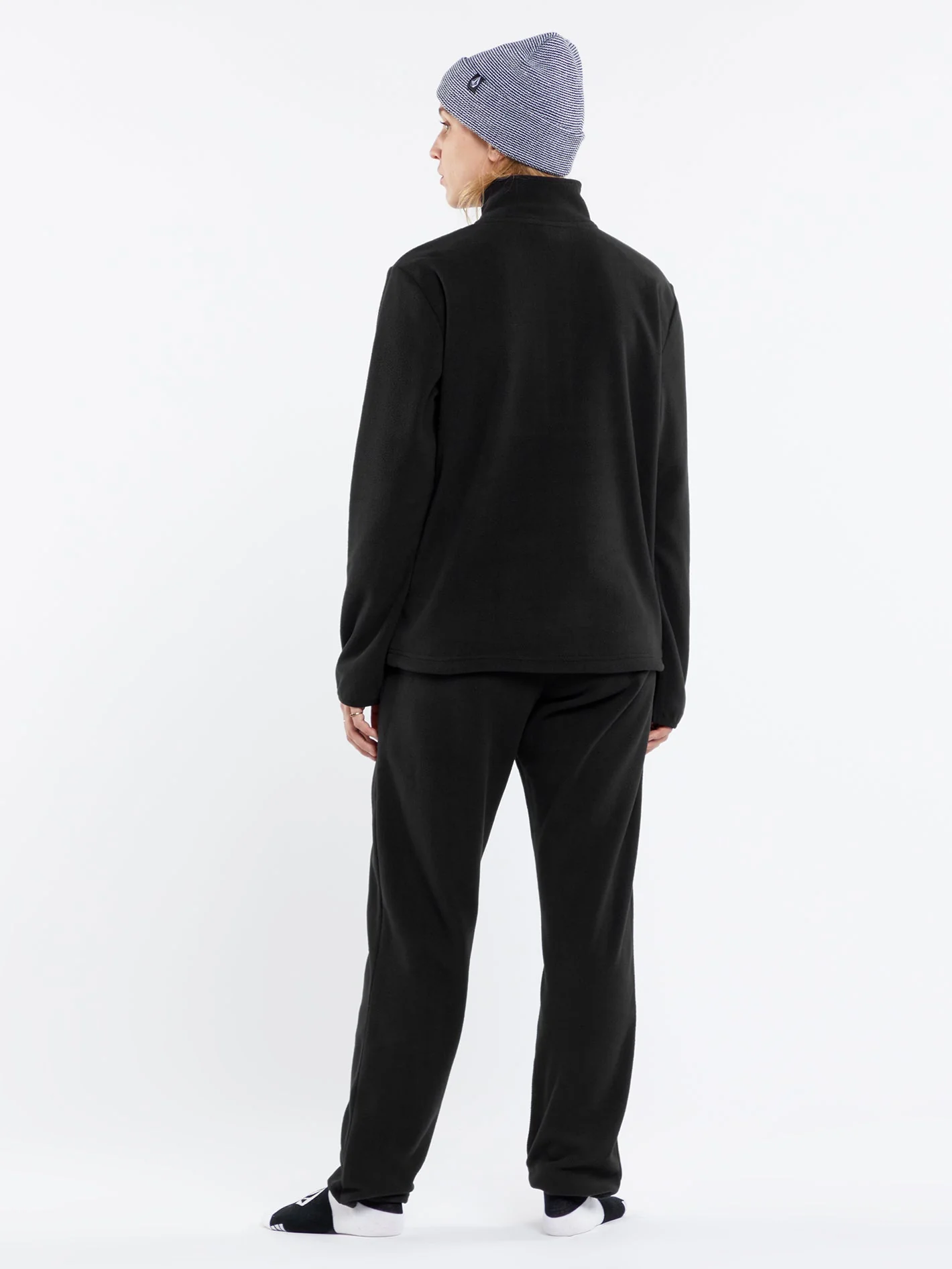 Sweat Polar Half-Zipped - BLACK - Image 7