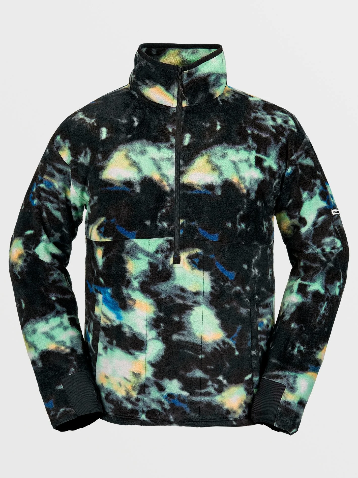 Sweat Polar Mock 1/2 Zip - SPRITZ BLACK - Image 3
