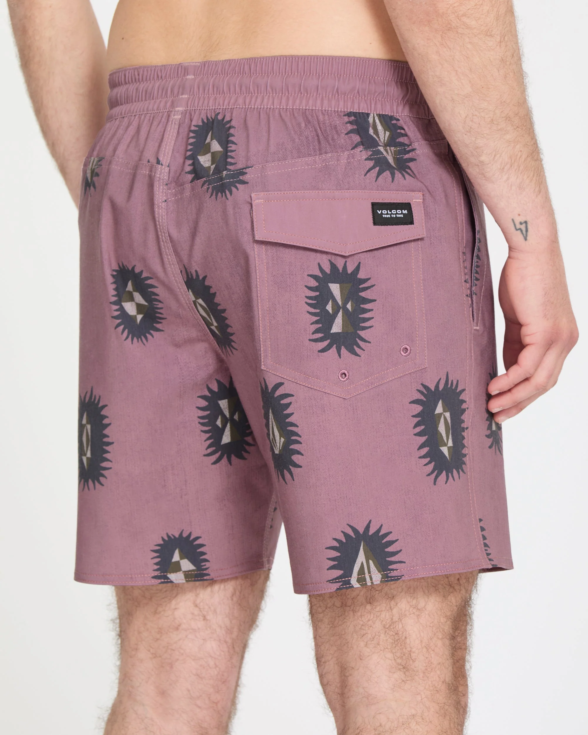 Boardshort Psyche Cotton 17" - Stone Rose - Image 5