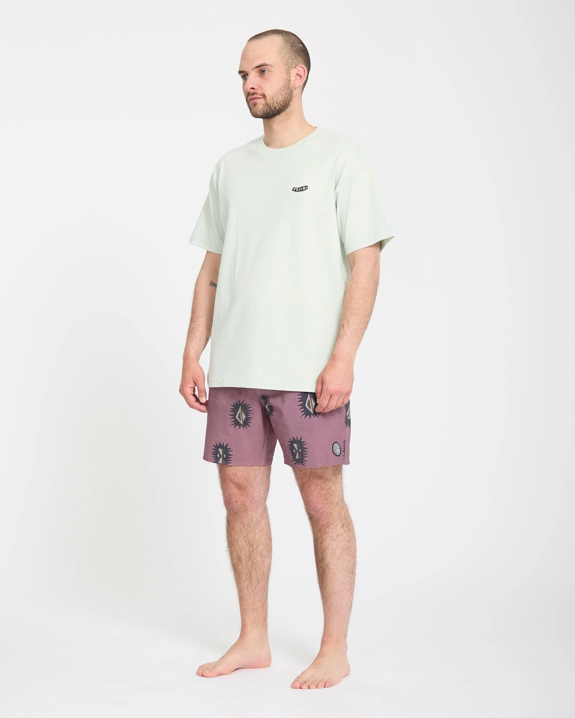 Boardshort Psyche Cotton 17" - Stone Rose - Image 6