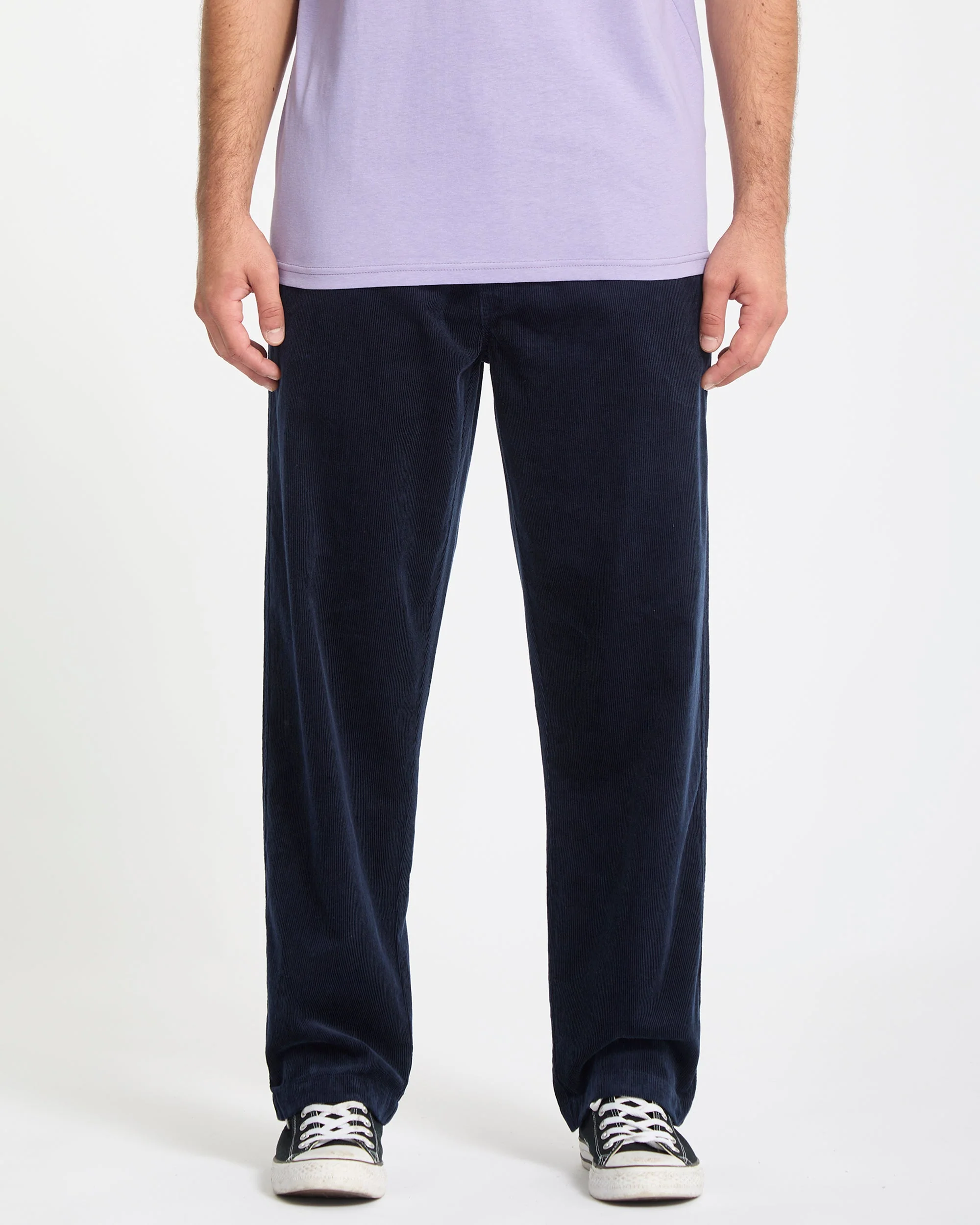 Pantalon À Taille Élastique Psychstone - Navy