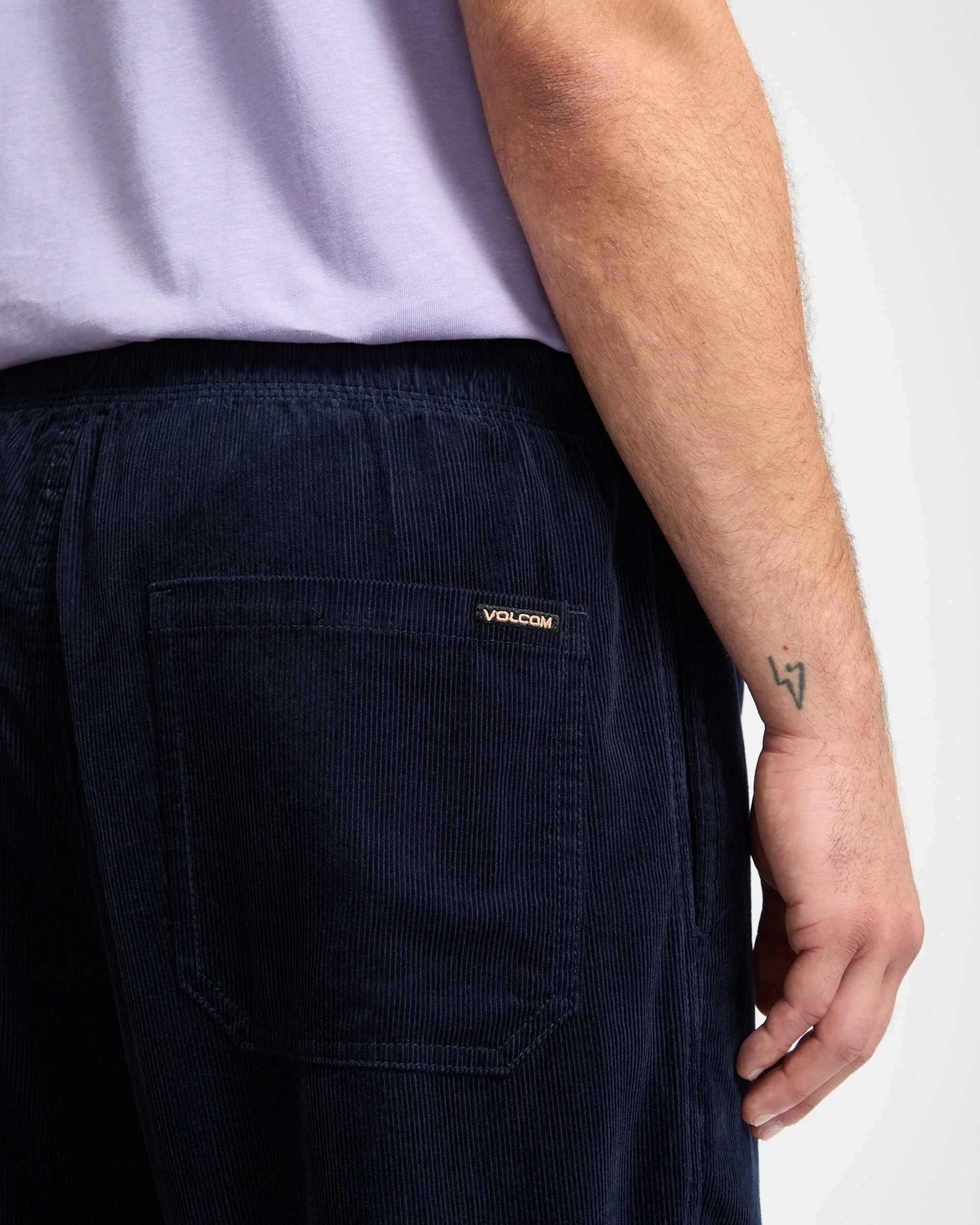 Pantalon À Taille Élastique Psychstone - Navy - Image 3