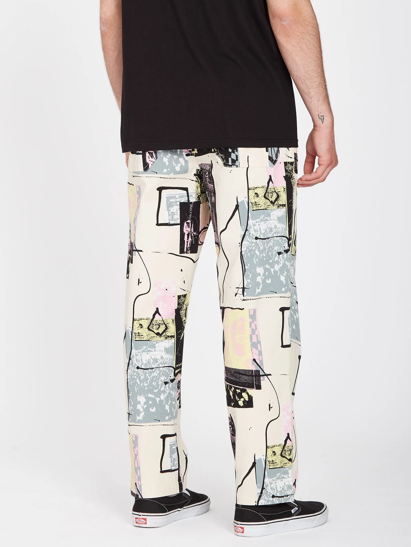 Pantalon Psychstone Elasticated Waist - WHITECAP GREY - Image 2