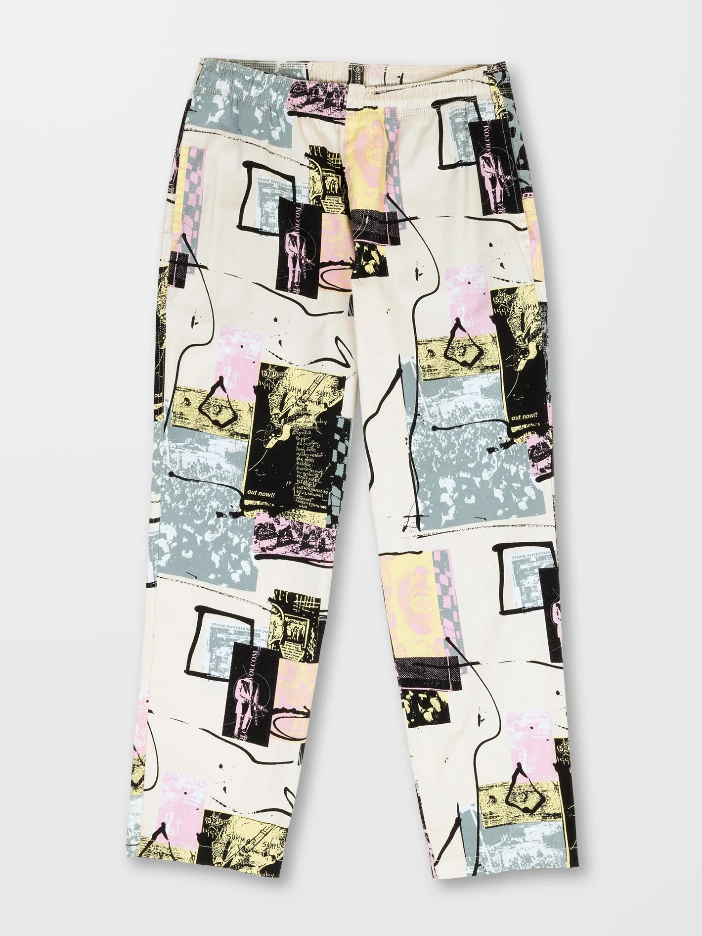 Pantalon Psychstone Elasticated Waist - WHITECAP GREY - Image 3