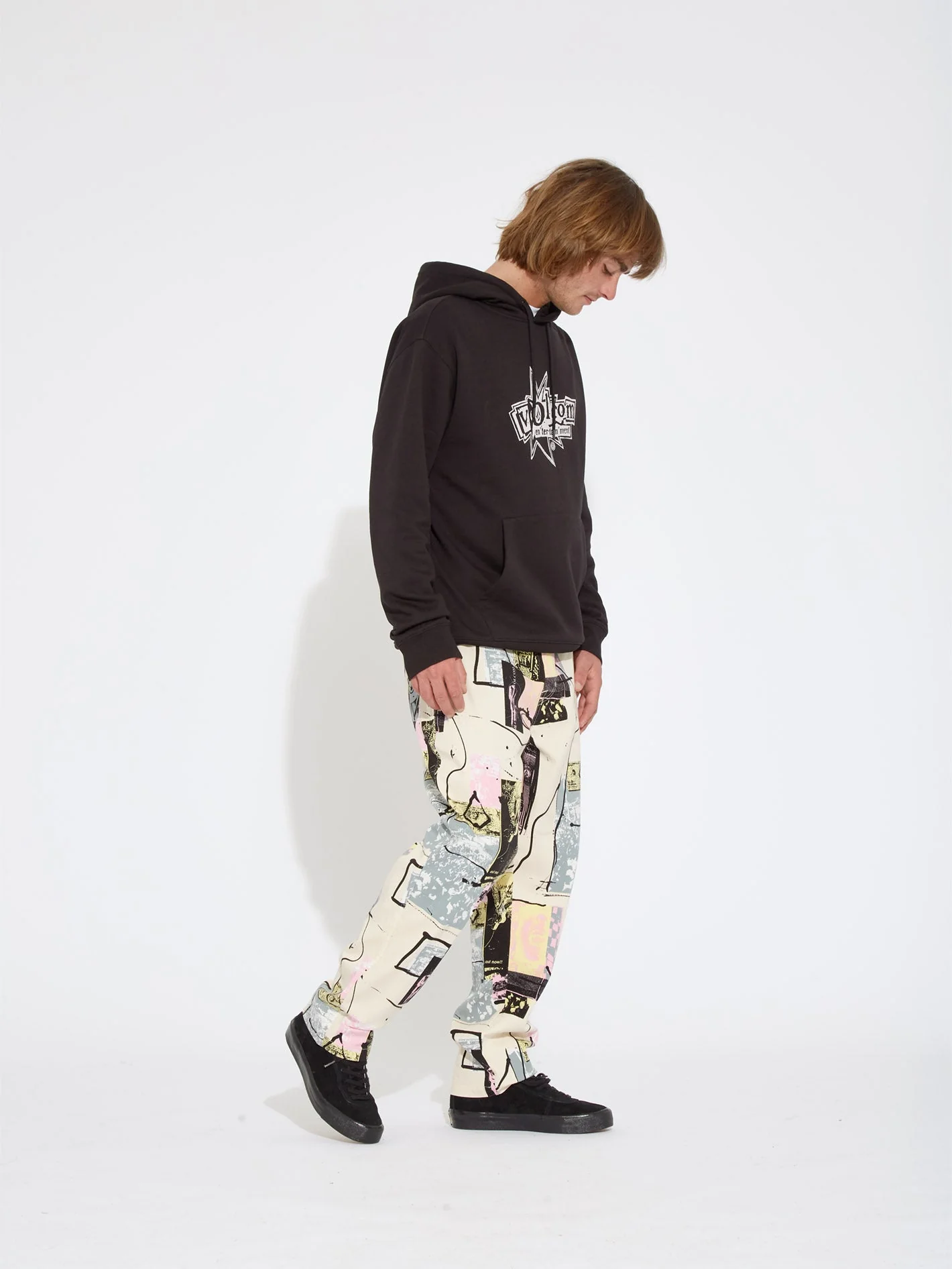Pantalon Psychstone Elasticated Waist - WHITECAP GREY - Image 9