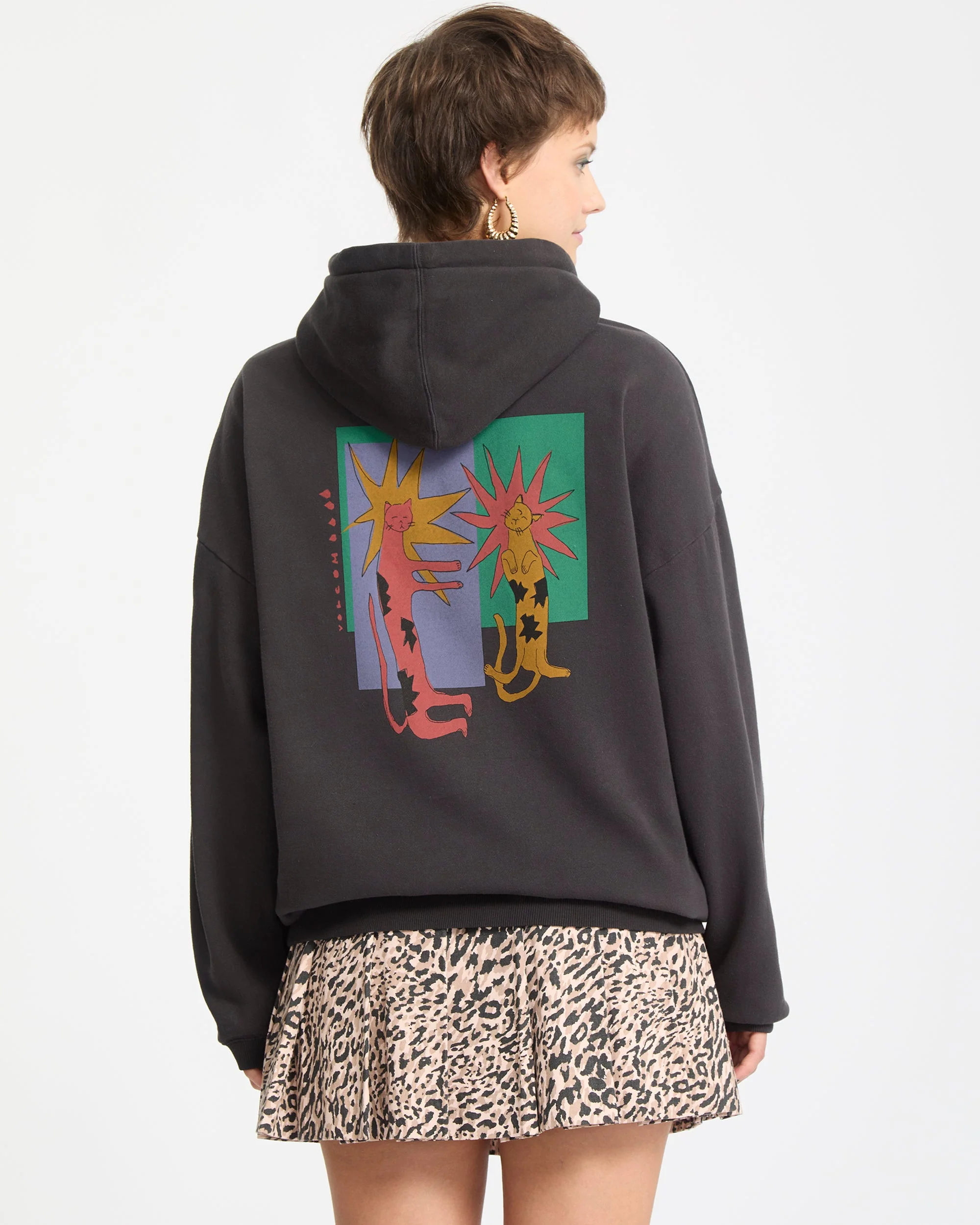 Sweat À Capuche Radical Daze - Black