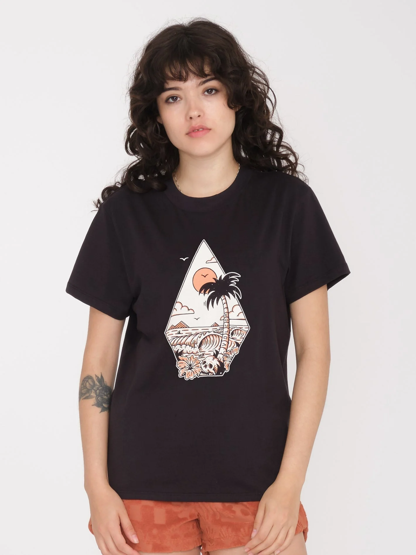 T-Shirt Radical Daze - BLACK