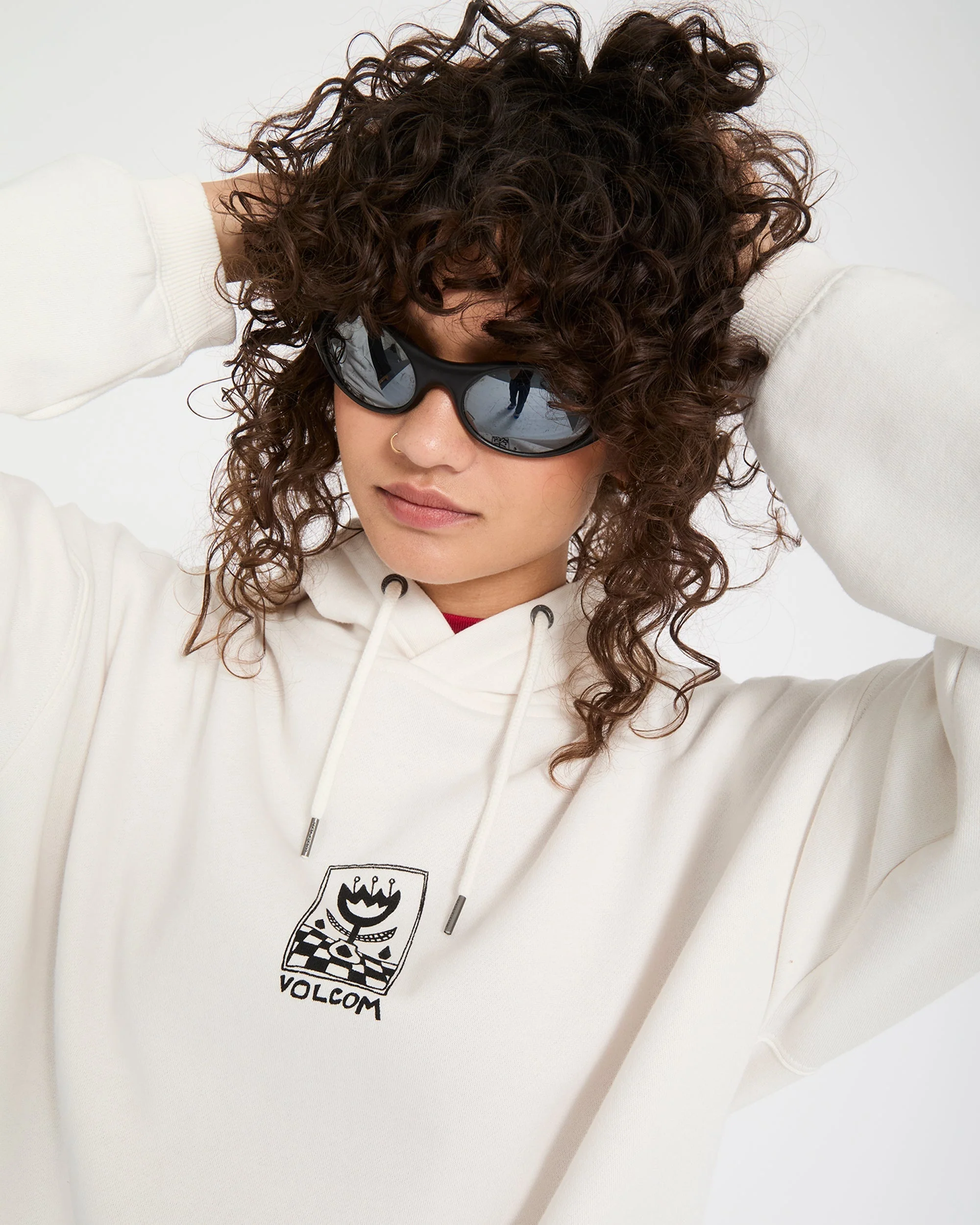 Sweat à capuche Radical Daze Up - Off White - Image 10