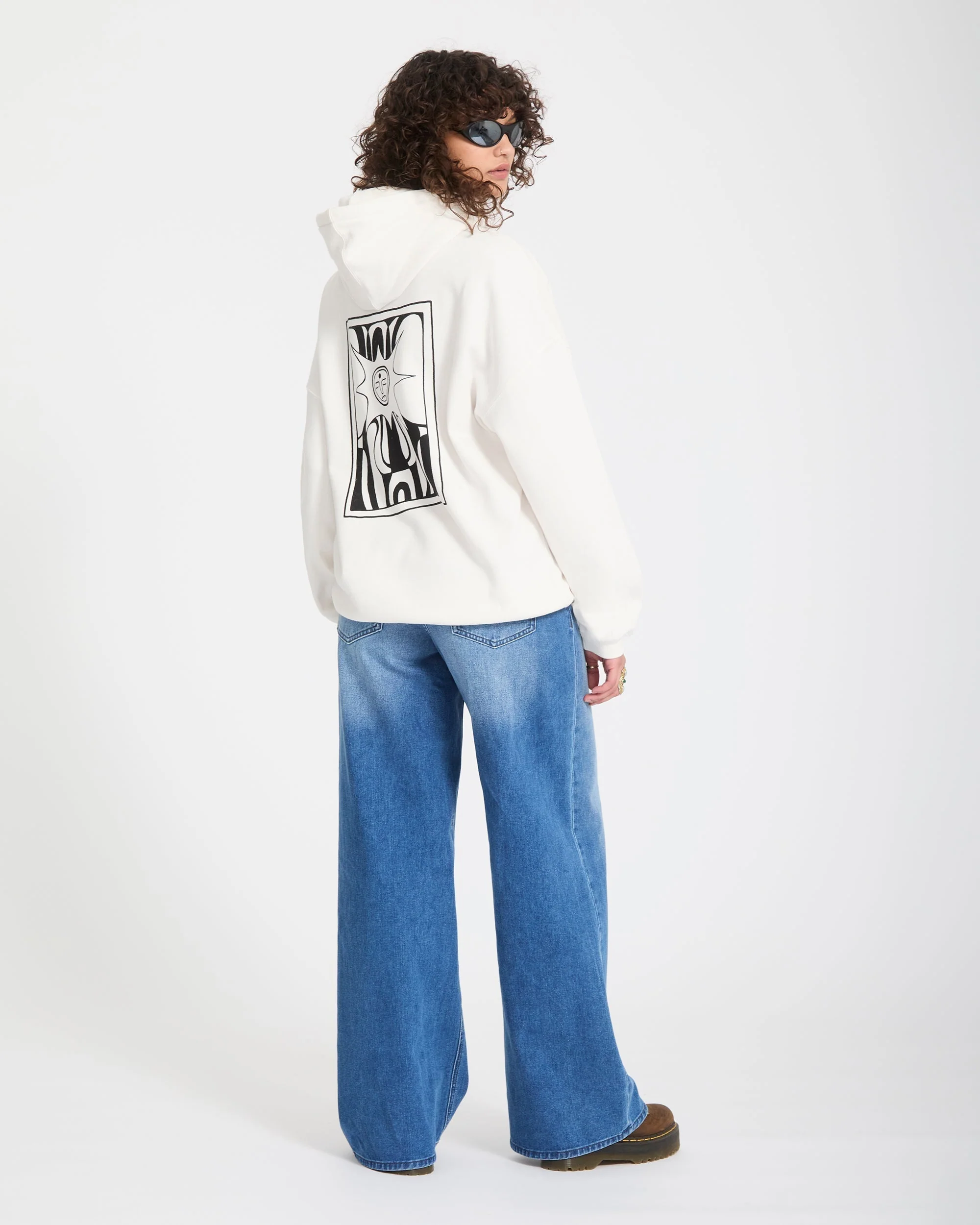 Sweat à capuche Radical Daze Up - Off White - Image 7