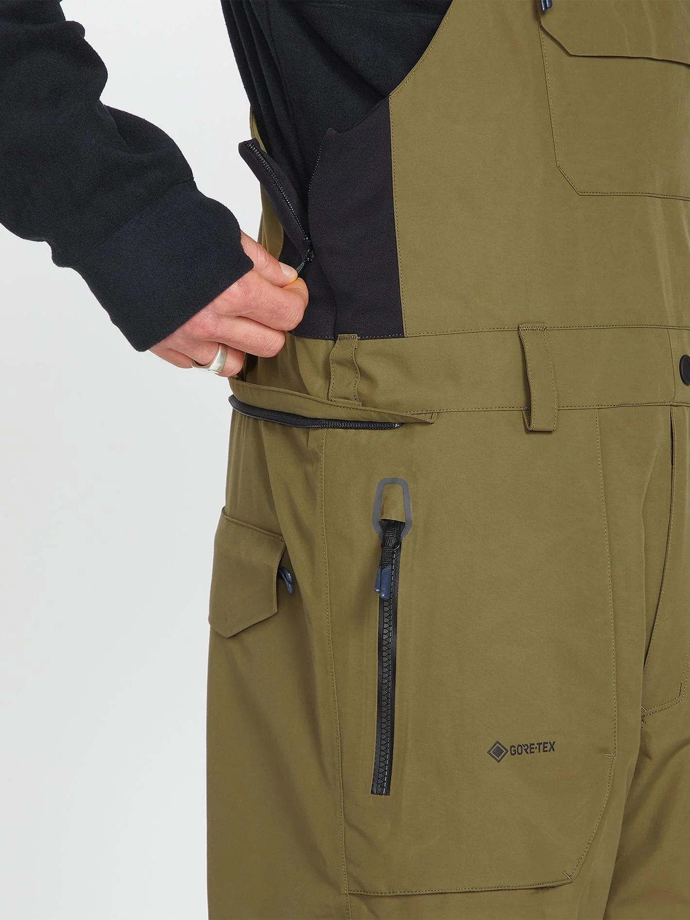Salopette de snow Rain Gore-Tex - Dark Teak - Image 8