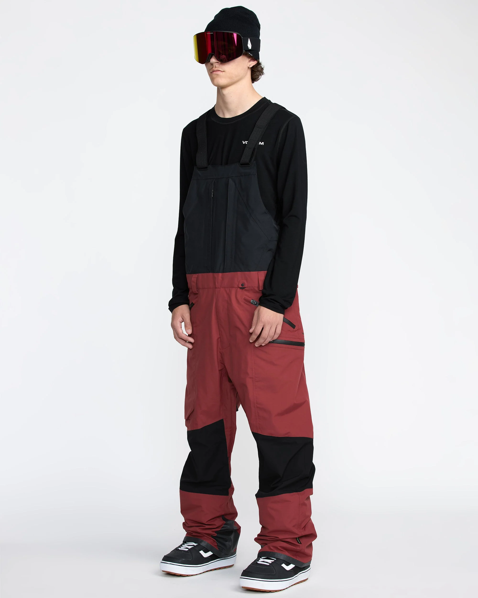 Salopette de snow Gore-Tex Rain - Burnt Red - Image 10