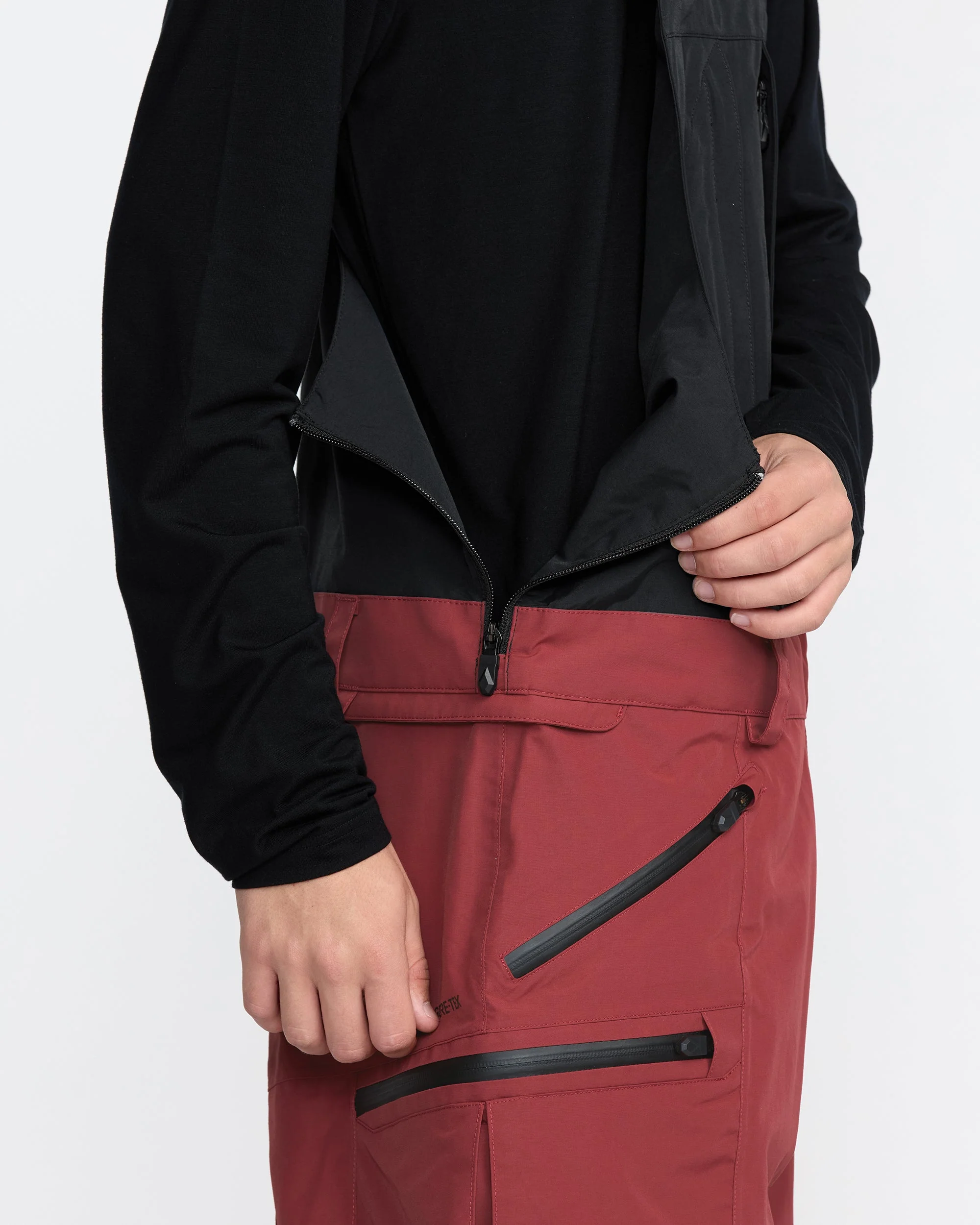 Salopette de snow Gore-Tex Rain - Burnt Red - Image 7